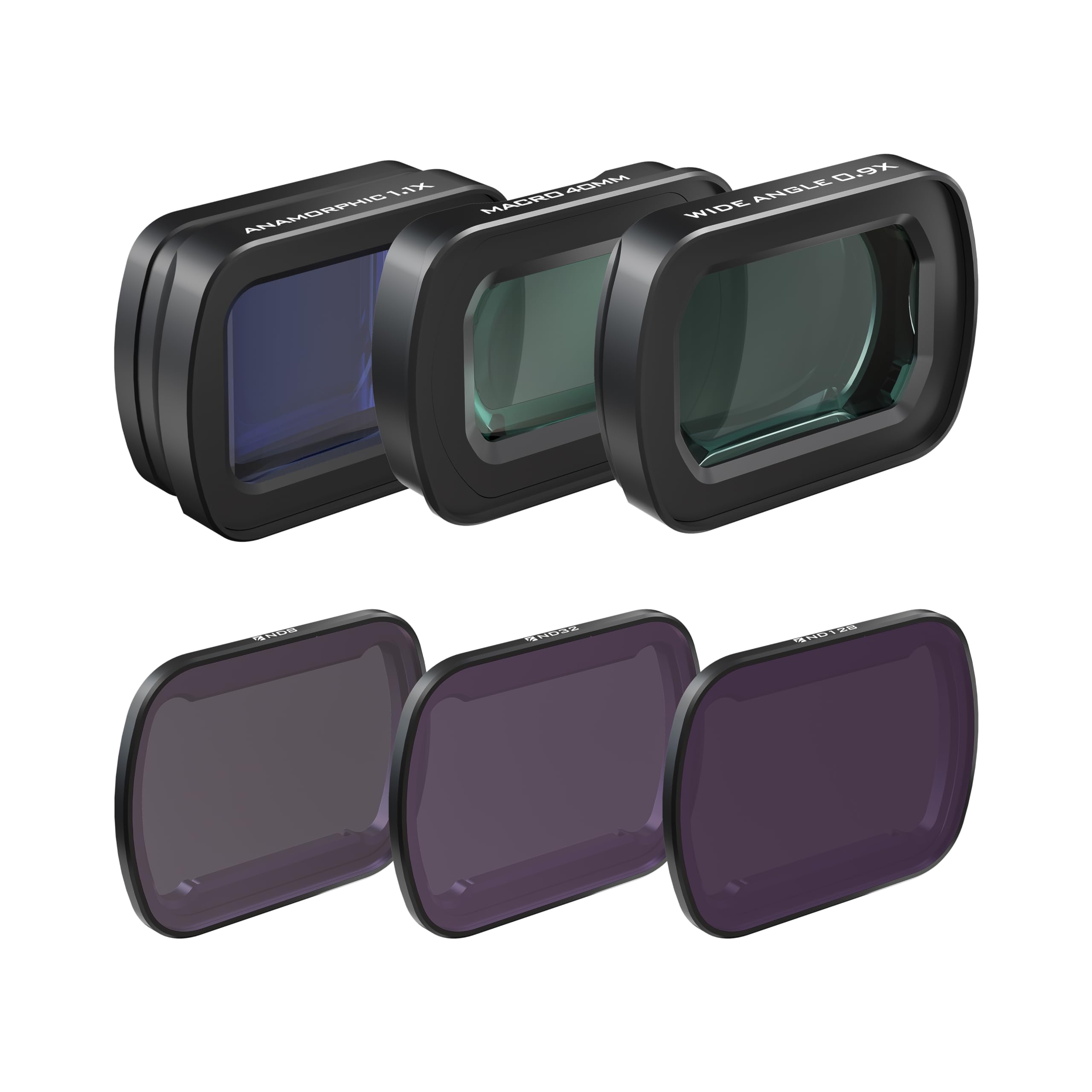 Freewell 2 In 1 Macro & Wide Angle Lens Kit For Pocket 3   Includes Anamorphic Lens, Nd Filters, For Cinematic Photo & Video