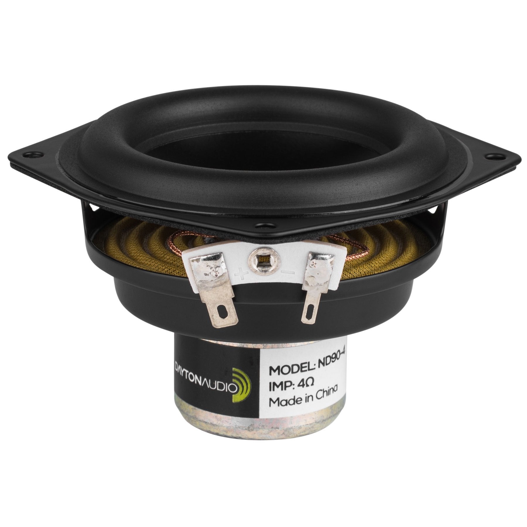 Dayton Audio Nd90 4 3 1/2'' Aluminum Cone Full Range Neo Driver 4 Ohm