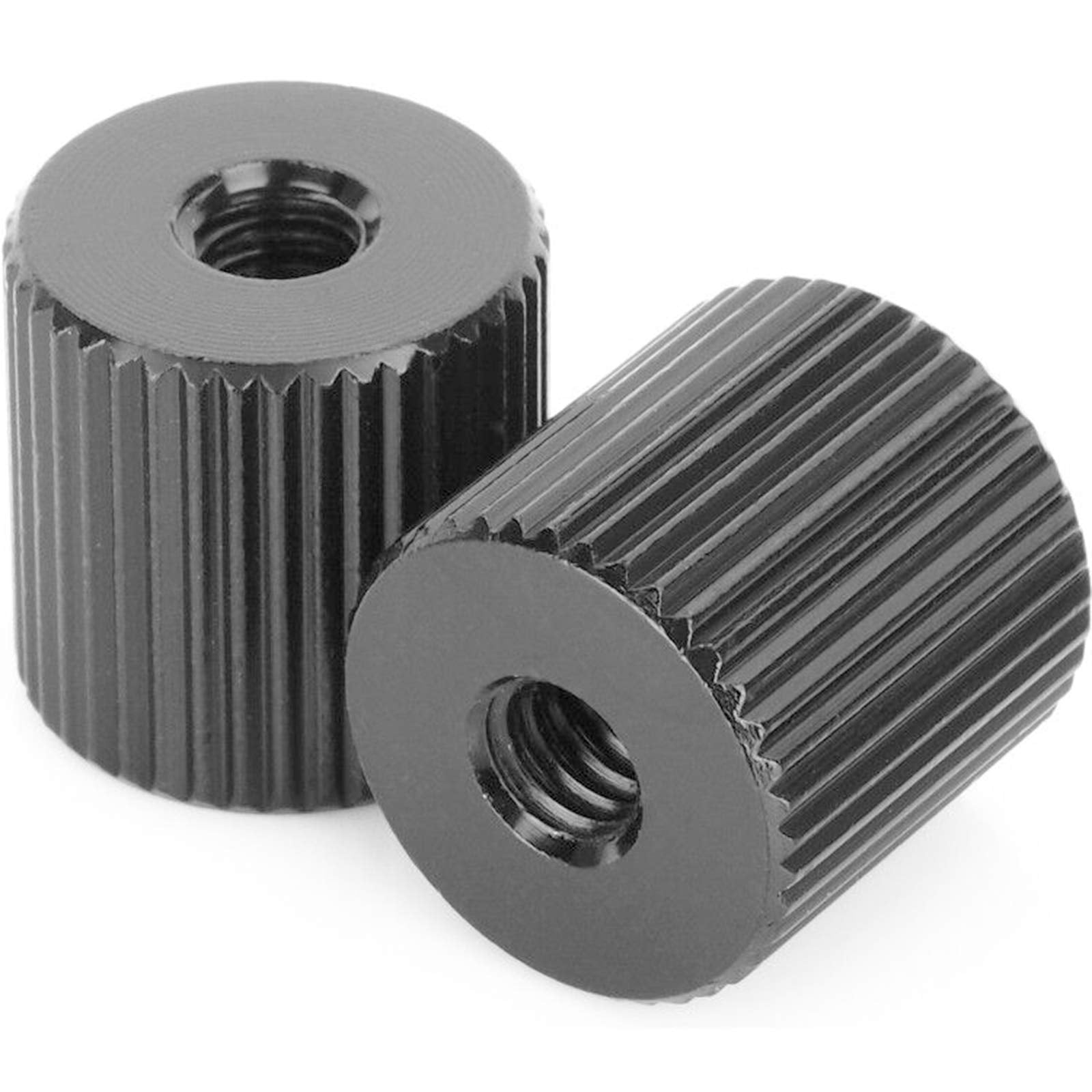 2Pack ChromLives Tripod Nut Barrel Nut Connection Nut with 1/4-20 Thread Hole for Articulating Magic Arms Tripod Rigs Replacem