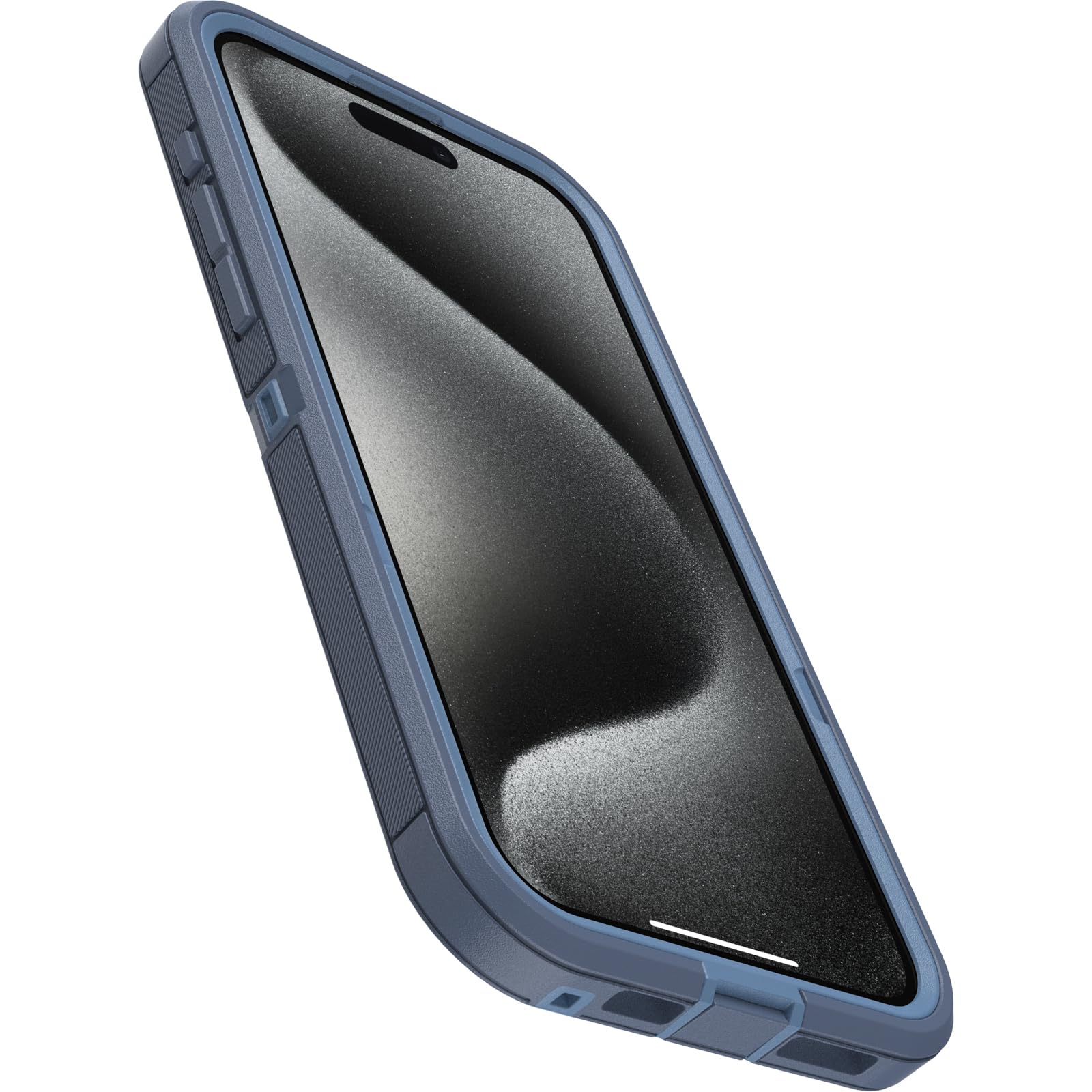 Otterbox Iphone 15 Pro Max (Only) Defender Series Xt Case   Baby Blue Jeans (Blue), Screenless, Rugged, Snaps To Magsafe, Lanyar