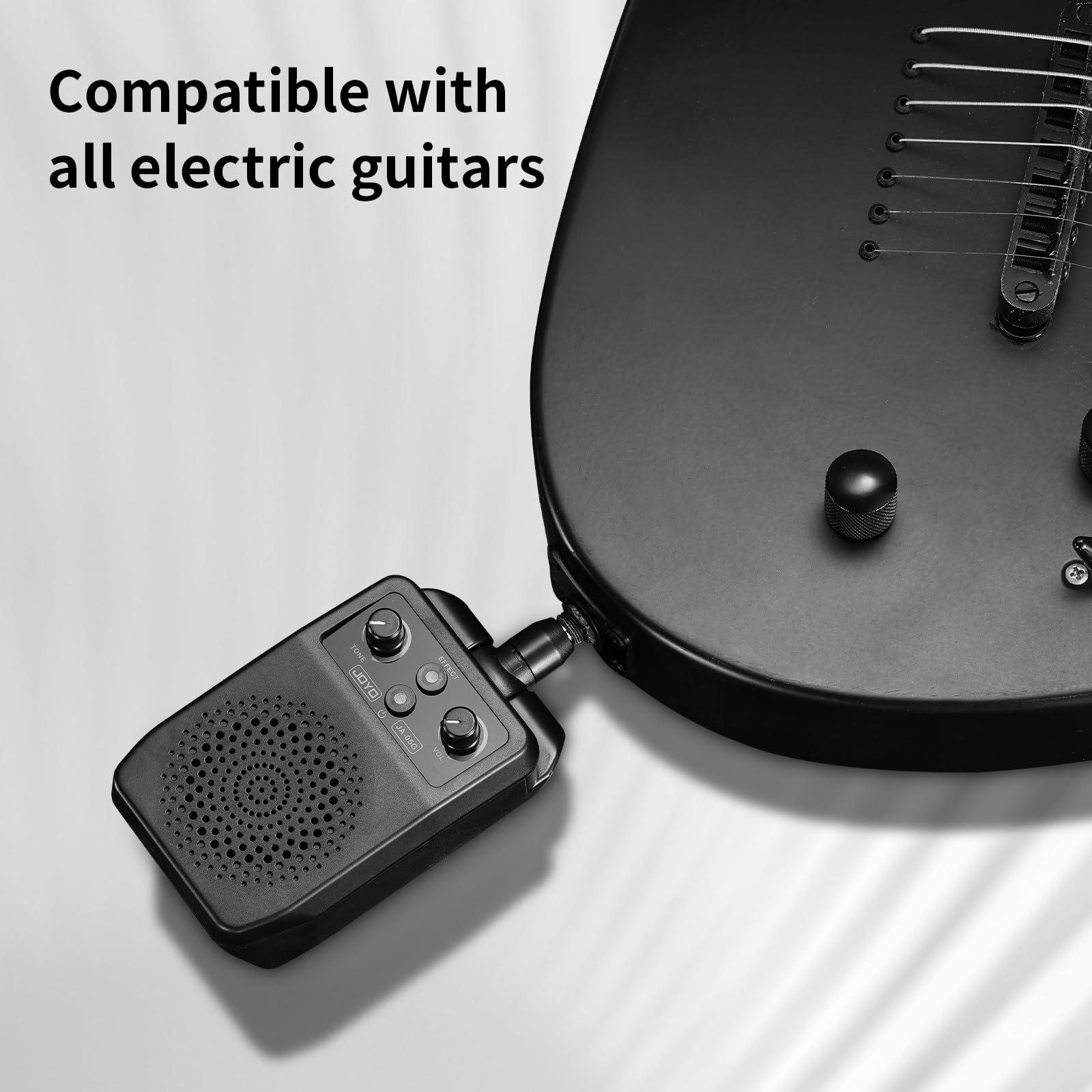 Joyo Mini Guitar Amp 5W Portable Small Electric Guitar Practice Amp Bluetooth Rechargeable Guitar Amplifier Built In 4 Effects C