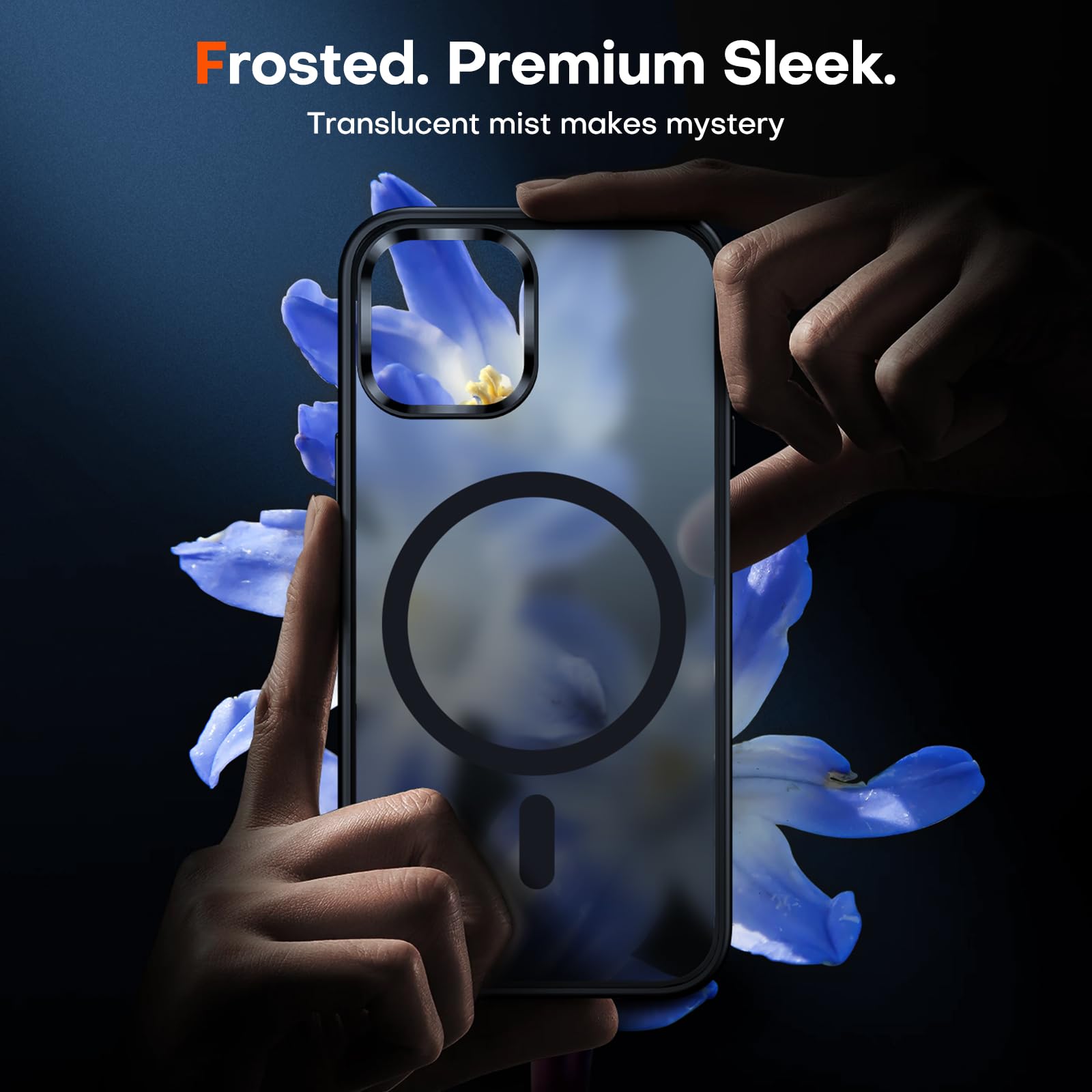 Tauri For Iphone 12 Pro Max Case, Compatible With Magsafe, [Military Grade Protection] With 2X Screen Protectors, Slim Matte Cas