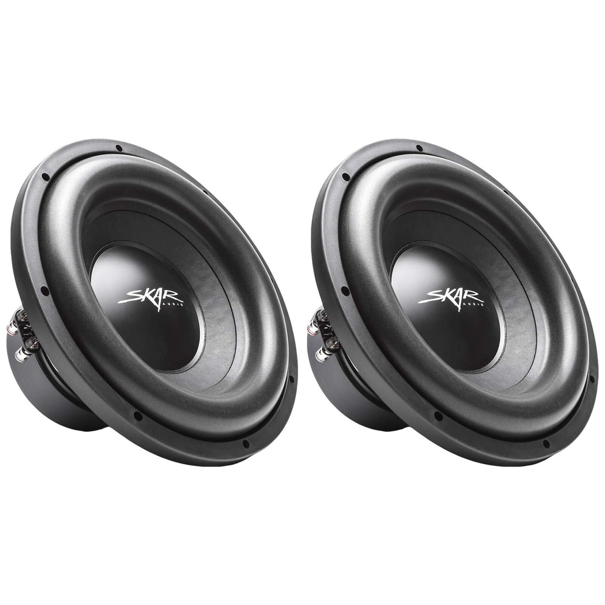 (2) Skar Audio Sdr 12 D2 12'' 1200W Max Power Dual 2 Ohm Car Subwoofers, Pair Of 2