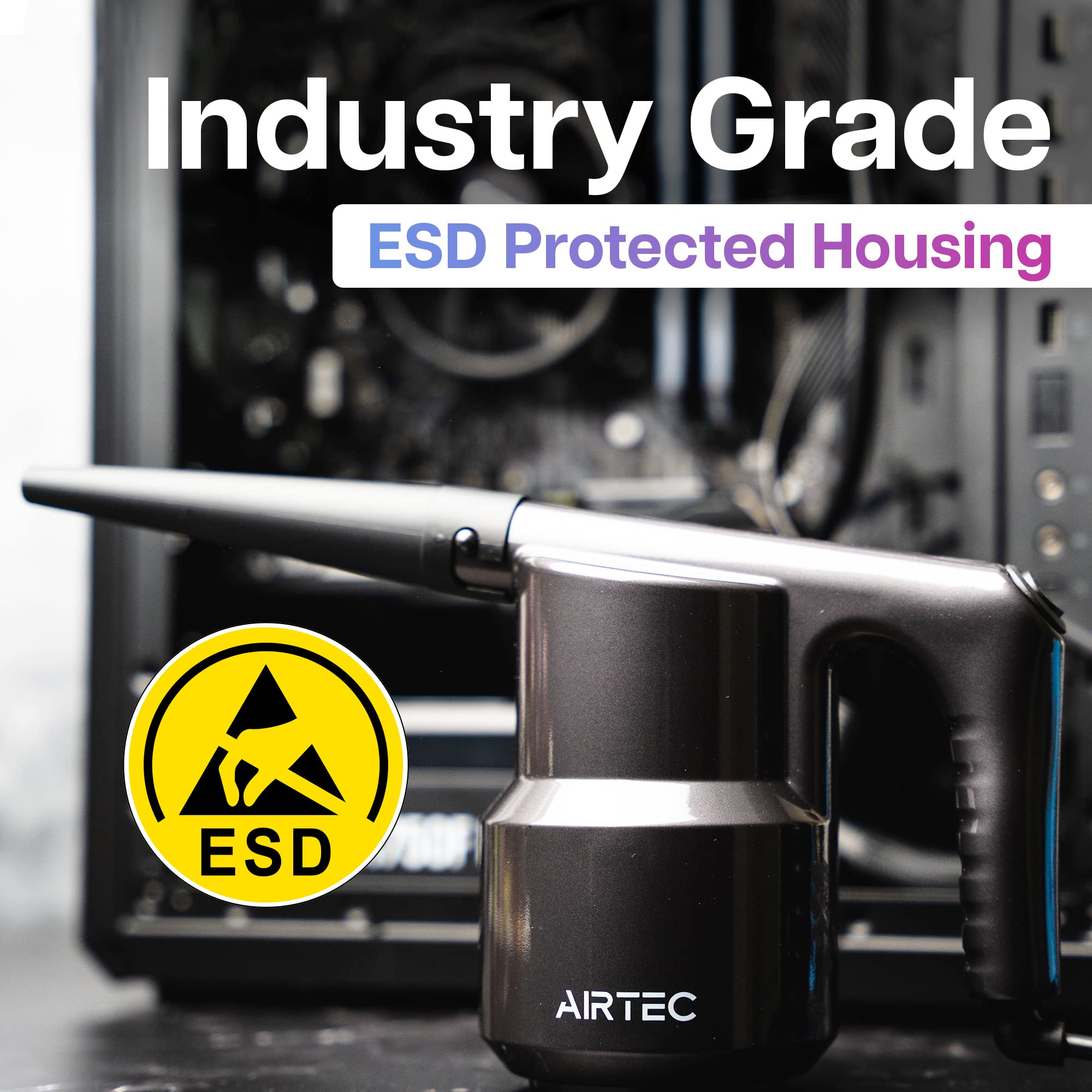 It Dusters Airtec Ultra Electric Air Duster Blower For Pc, Laptop, Console, Electronics And Home Cleaning, Environmental Alterna