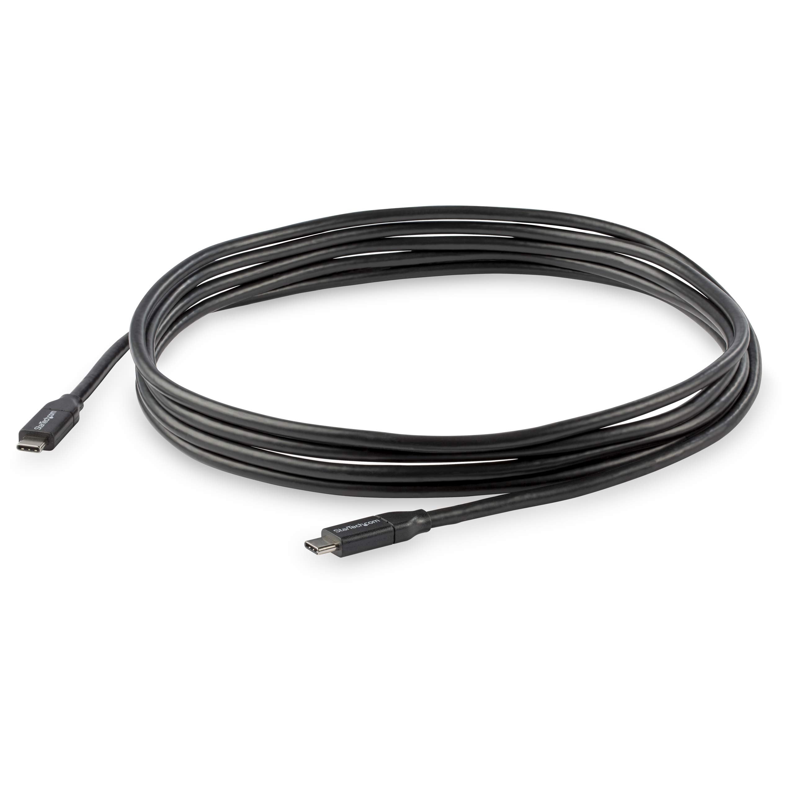 StarTech.com USB C To USB C Cable   10 ft / 3m   USB IF Certified   5A PD   USB 2.0   USB Type C Charging Cable   USB C Fast Charge Cable (USB2C5C3M)