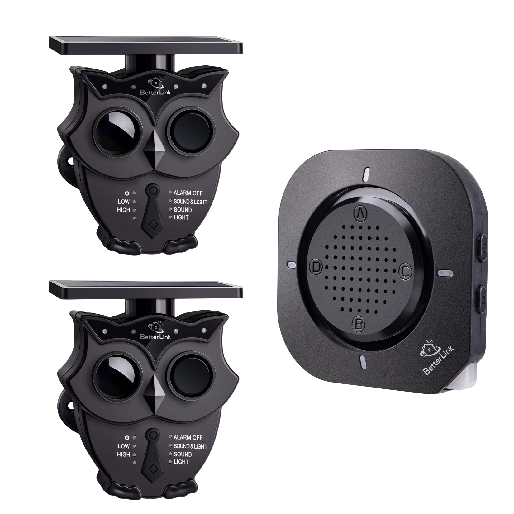 1/2 Mile Long Range Solar Wireless Driveway Alarm System Ip65 Weatherproof Outdoor Motion Detectors&Sensor 120Db Siren Sound Light Security Alert System Monitor&Protect Outdoor/Indoor Property(1R2S)