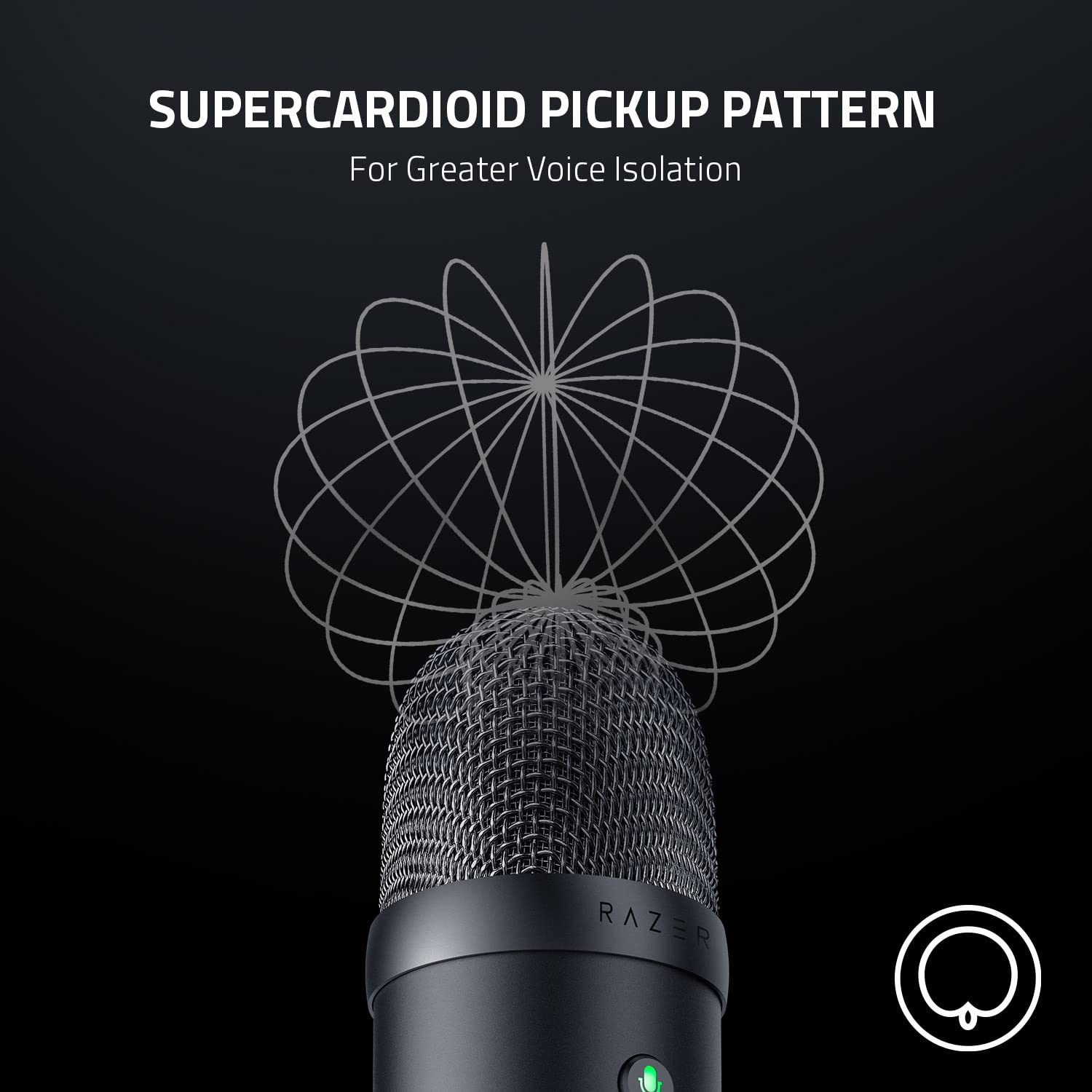 Razer Seiren V2 X Usb Condenser Microphone For Streaming And Gaming On Pc: Supercardioid Pickup Pattern   Integrated Digital Lim