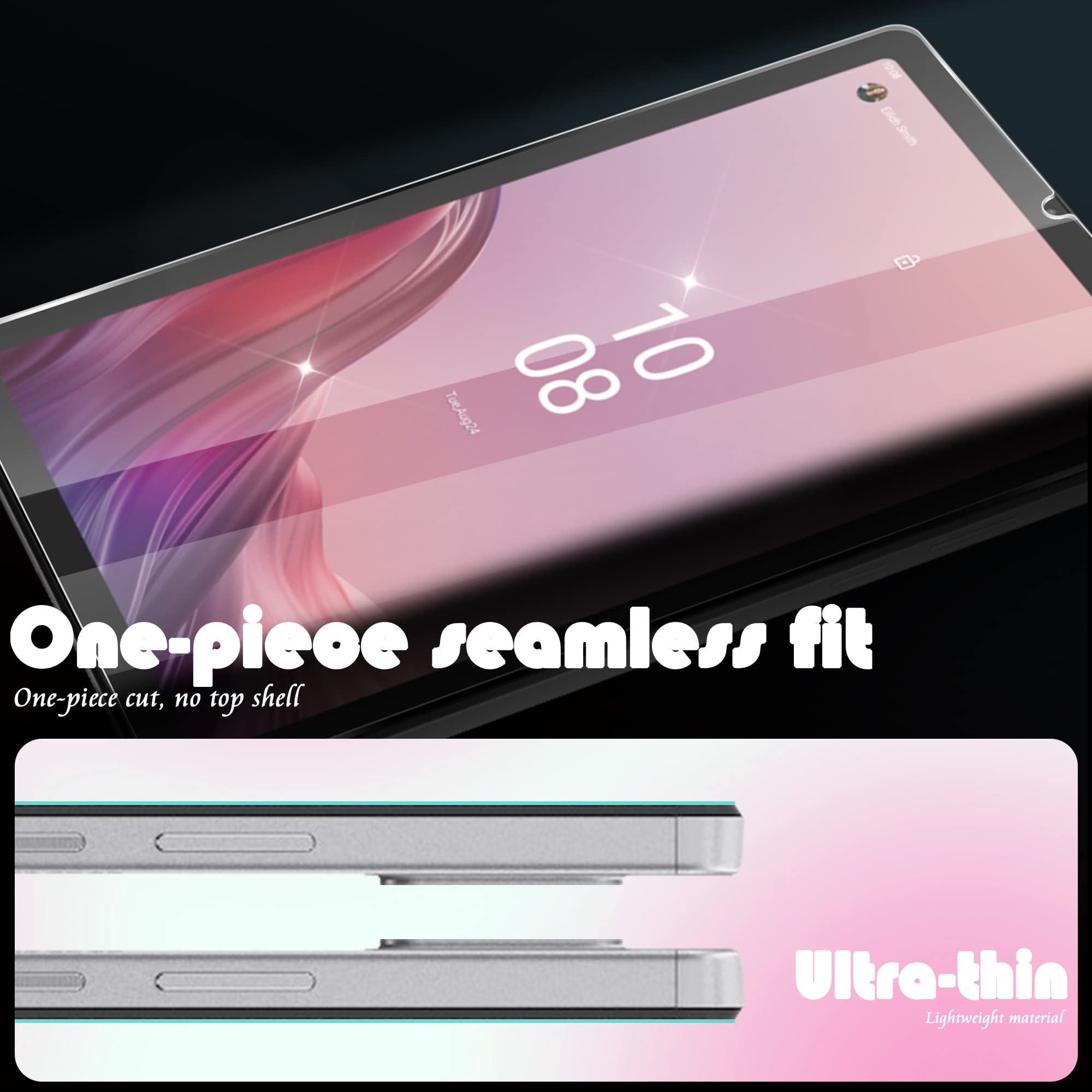 Orzero (3 Pack) Compatible For Lenovo Tab M9 (9 Inch) Tempered Glass Screen Protector, Bubble Free 9 Hardness Hd