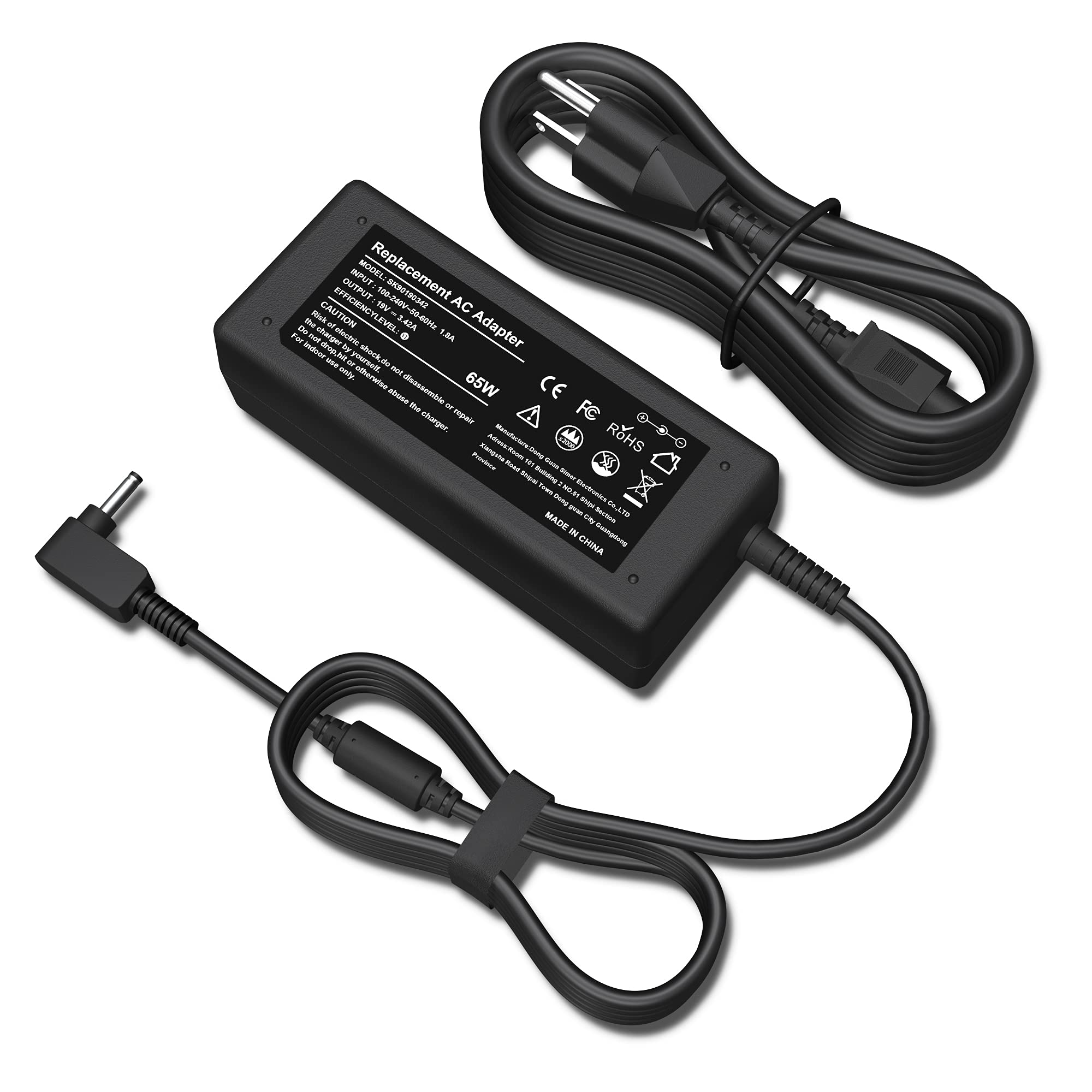 19V 3.42A 65W Ac Adapter Laptop Charger For Acer Chromebook 11 13 14 15 R11 Cb3 Cb5 C740 C720 C720P C738T C731 Cb3 532 Cb3 131 C