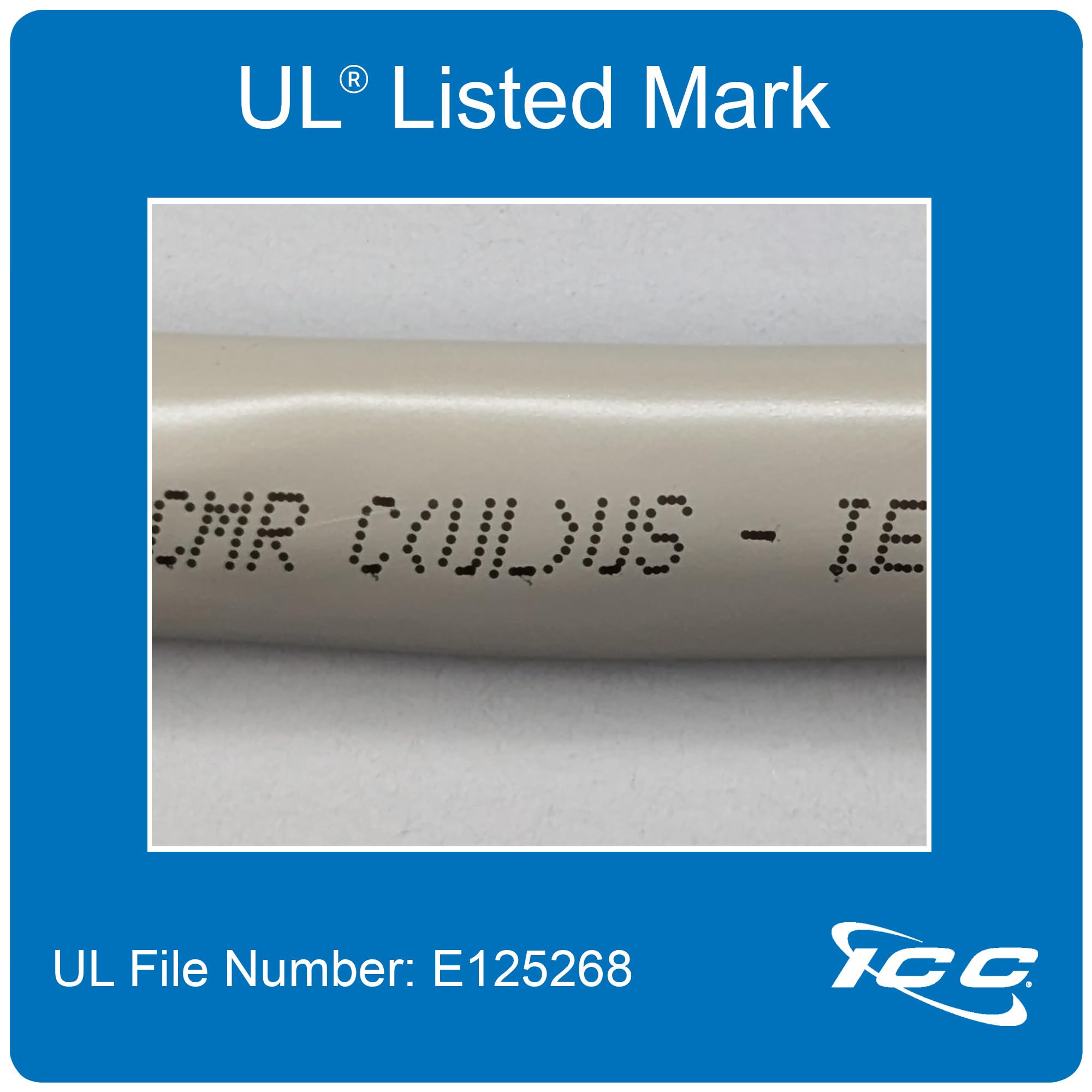 Icc Female To Male 25 Pair Telco Cable 15Ft - Cat3 24Awg, 100% Solid Pure Copper, Gray Riser Cmr Cable With 90 Degree 50 Pin Tel