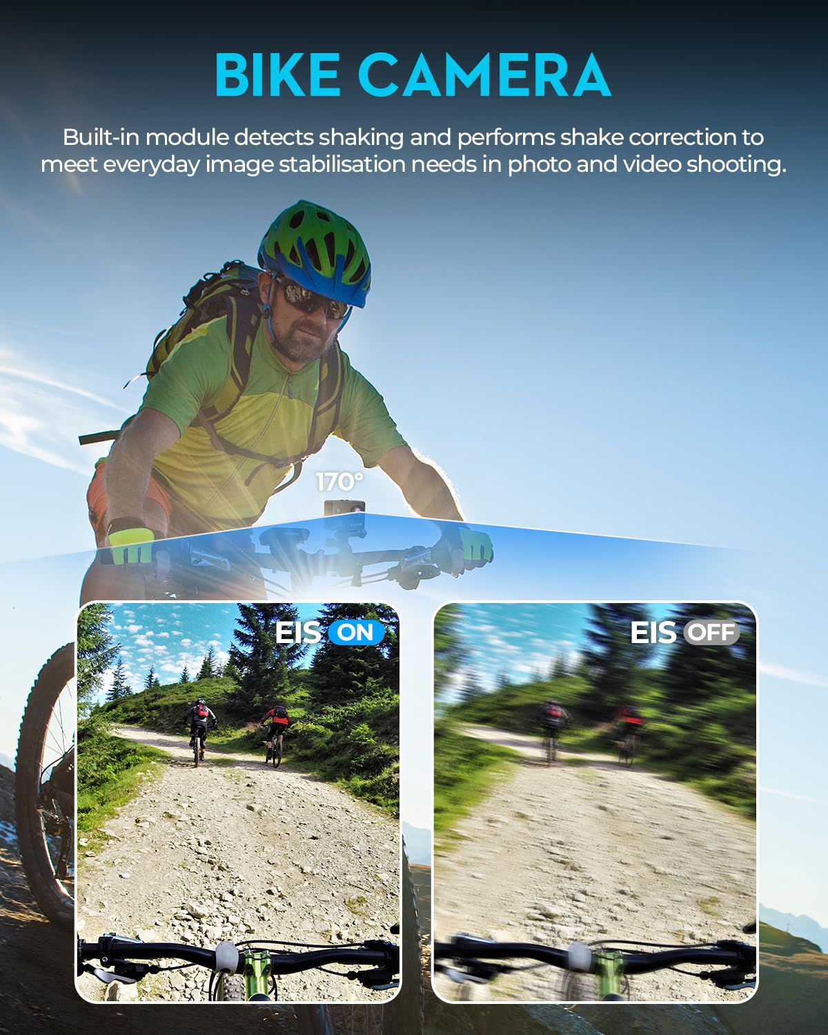 Action Camera 4K30Fps With 64G Sd Card,Hd Waterproof Camera 131Ft Underwater Cameras 20Mp Pre Recording Wifi Camera 170 Remote C