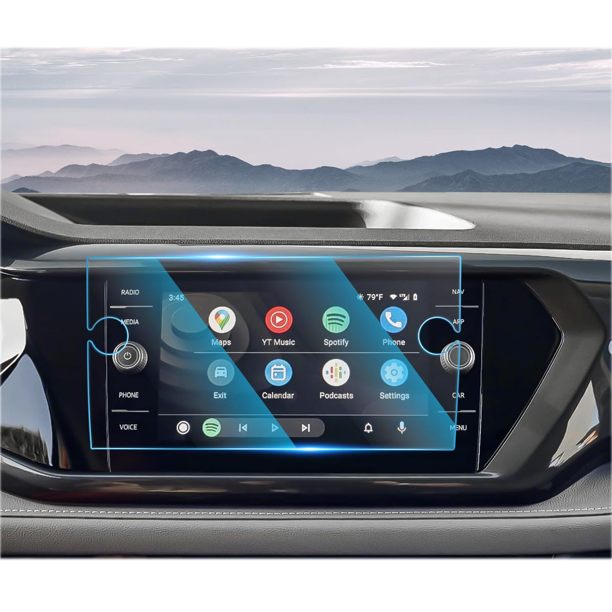 Cdefg For Volkswagen Taos Accessories 2025 2024 2023 2022 Screen Protector (Se/Sel) 8' Touch Screen For Vw Taos Navigation Radio Infotainment Display Cover (8 Inch Tempered Glass)