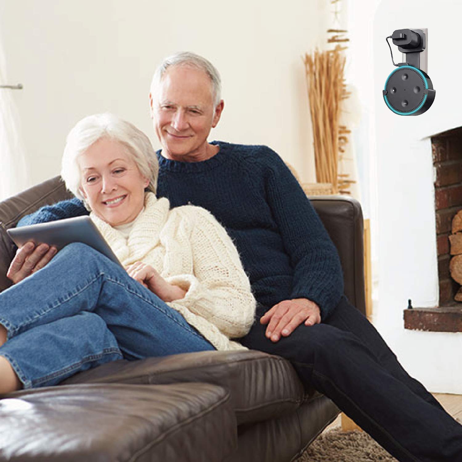 Sintron Wall Mount Speaker Mount For Echo Dot 2   Smart Home Outlet Wall Mount Stand For Echo Dot 2Nd Generation Speaker Holder