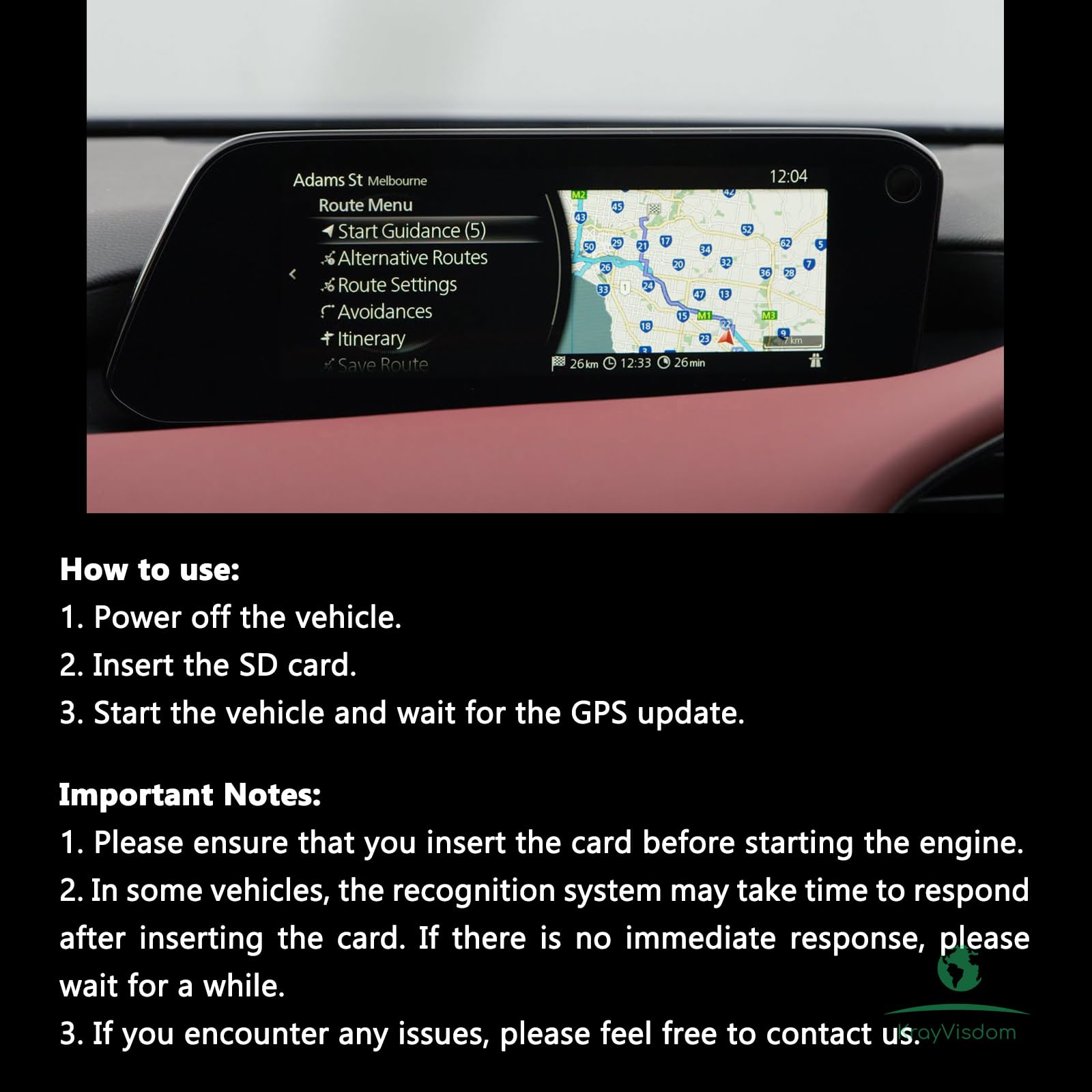 Updated Navigation Sd Card | Gps Map Card Compatible With Cx 5(2024 2025), Cx 30/3(2024), Cx 90(2023 2025) | Usa/Can/Mex Maps