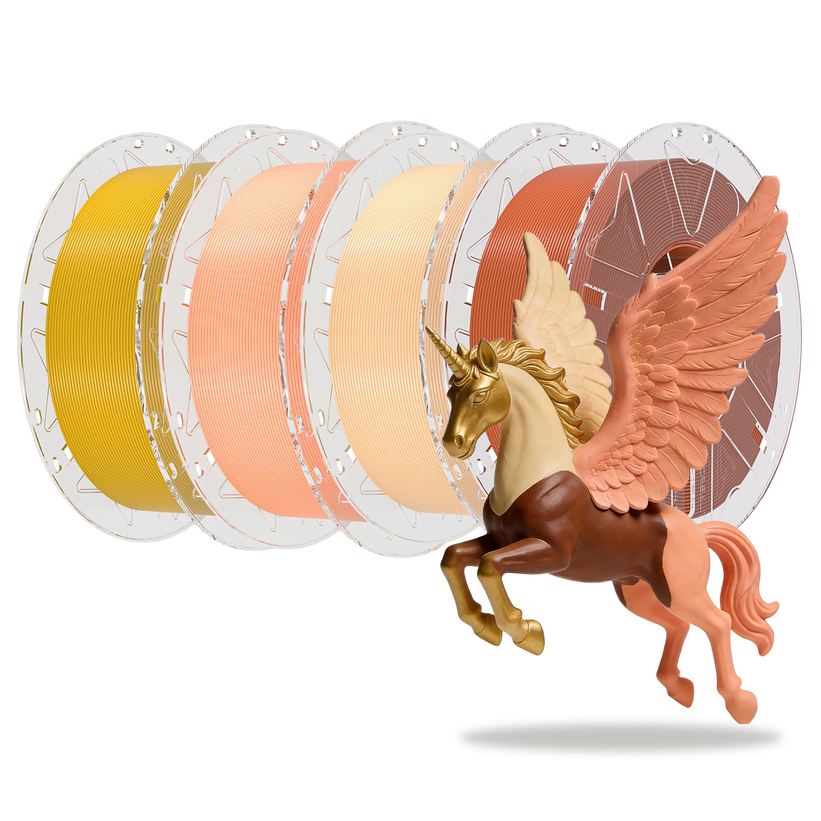 Creality 3D Printer RFID Filament Bundle, Hyper PLA Filament 1.75mm for 3D Printing, Hyper PLA RFID Filament No-Tangling High Pr