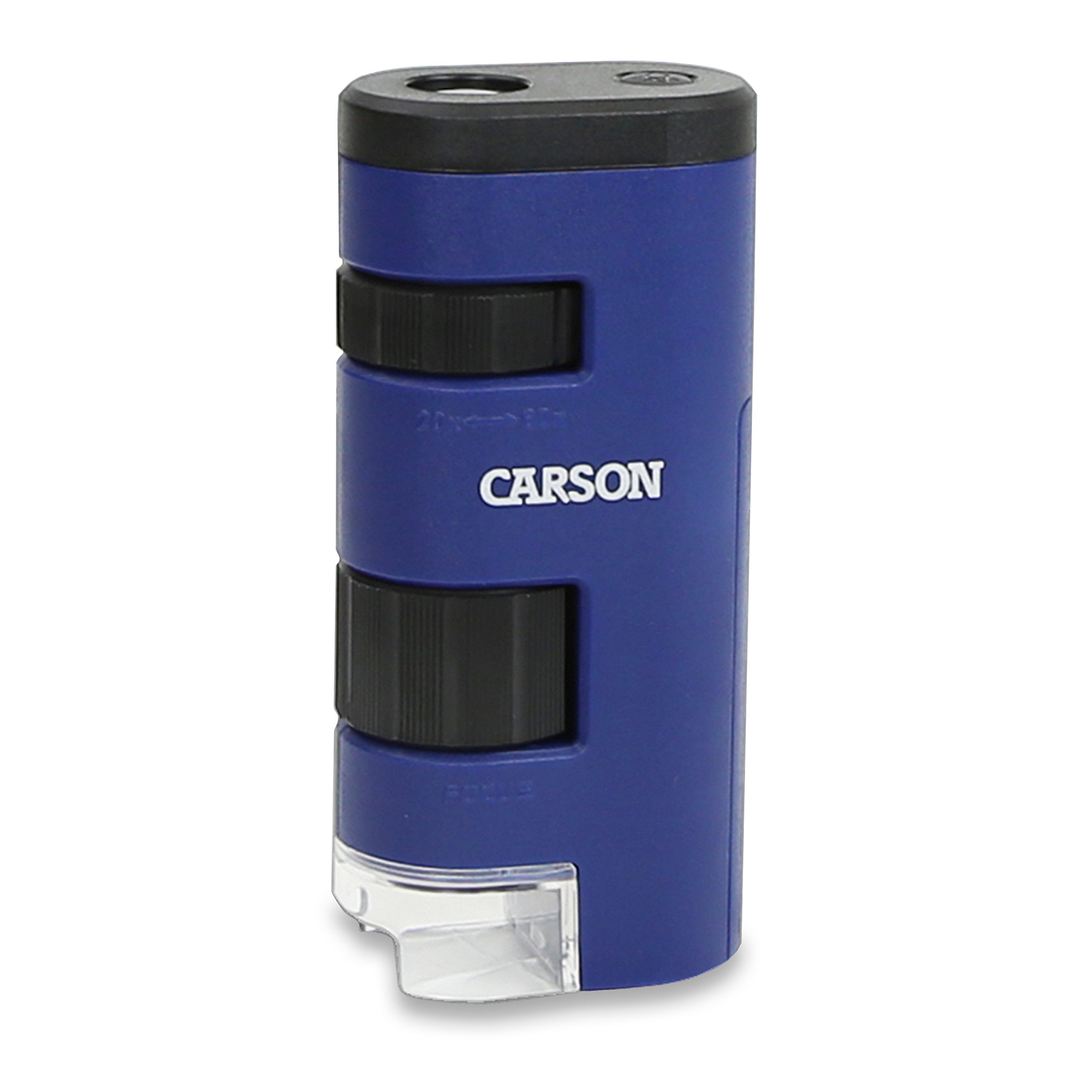 Carson Pocket Micro 20X 60X Led Lighted Zoom Field Microscope With Aspheric Lens System (Mm 450),Blue