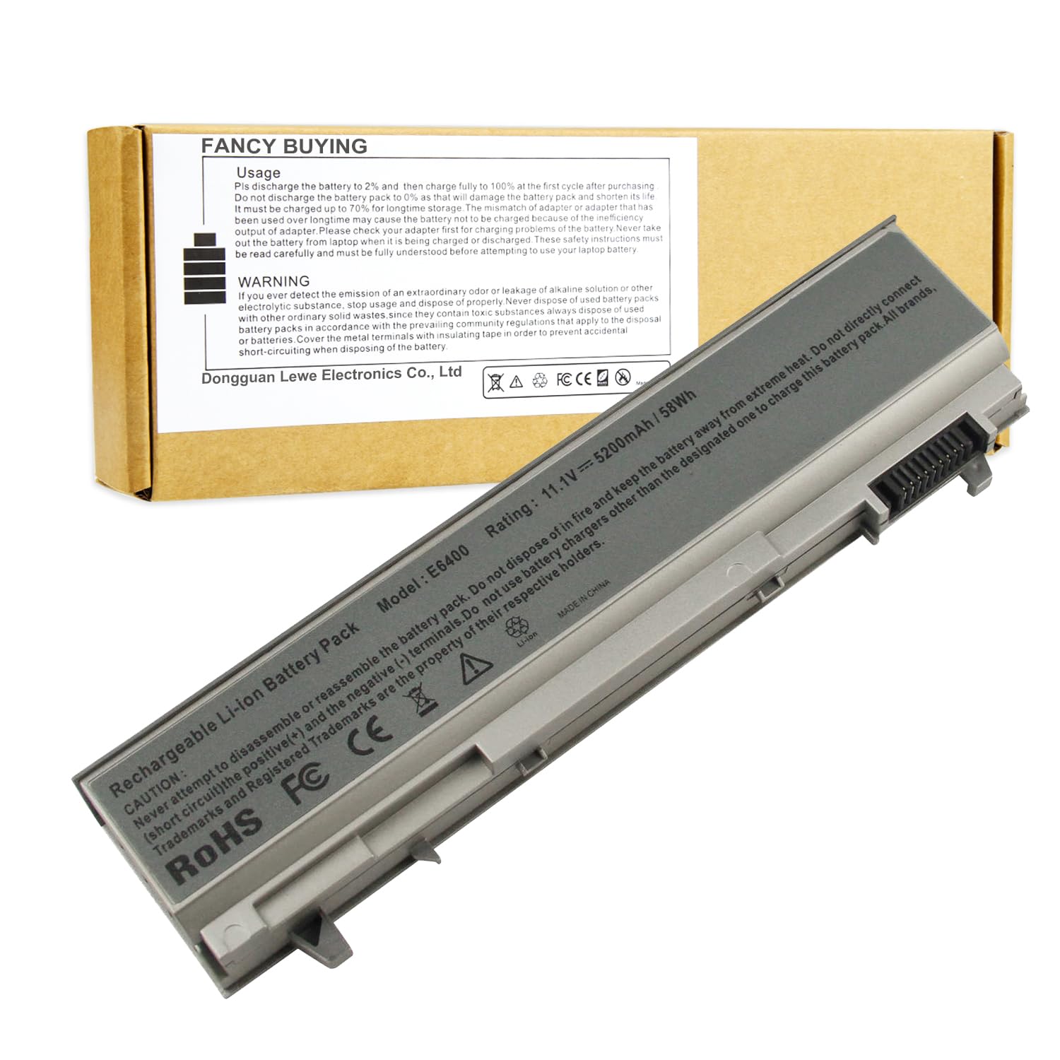 Fancy Buying New Laptop Battery For Dell Latitude E6400 E6410 E6500 E6510 Precision M2400 M4400 M4500 M6500
