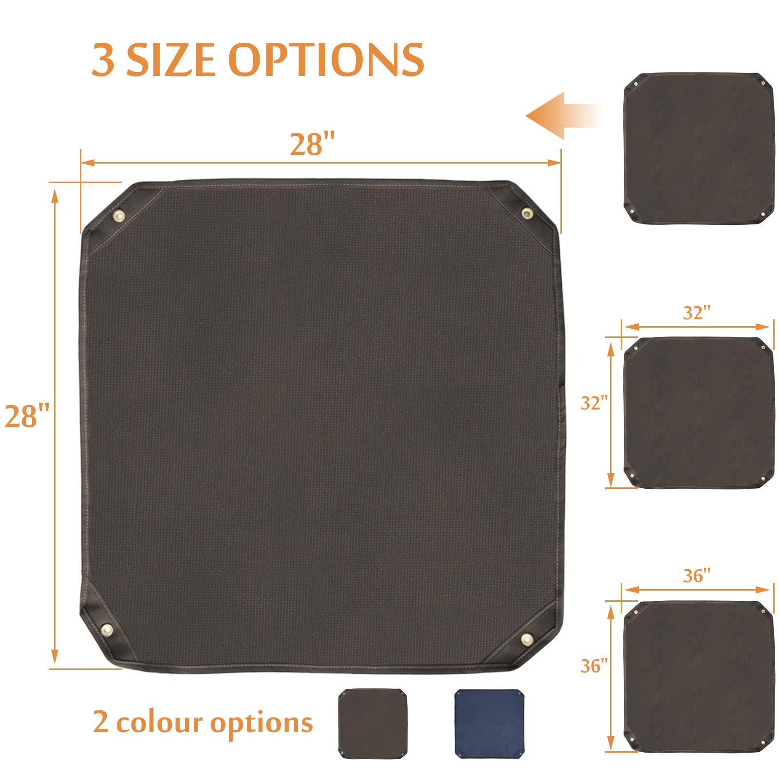 Foozet Winter Top Air Conditioner Cover For Outside Ac Unit, 28 X 28 Inches