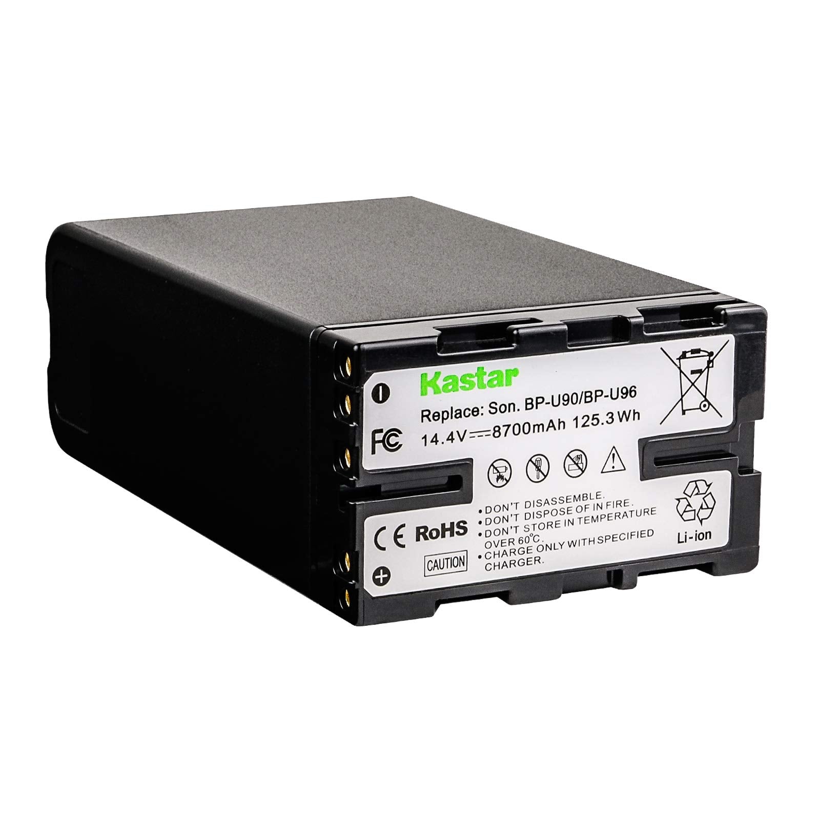 Kastar Battery For Sony Bp-U90 Bp-U60 Bp-U30 Pxw-Fs7/Fs5/X180/Fx9 Pmw-100/150/150P/160 Pmw-200/300 Pmw-Ex1/Ex1R Pmw-Ex3/Ex3R Pmw