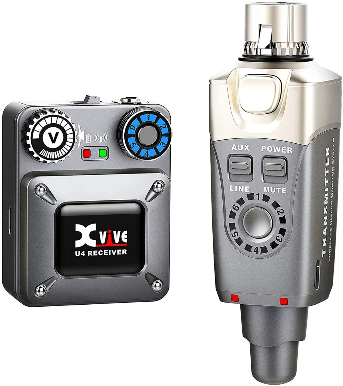 Xvive Audio U4 Wireless In Ear Monitor System With One Receiver (24 Ghz)