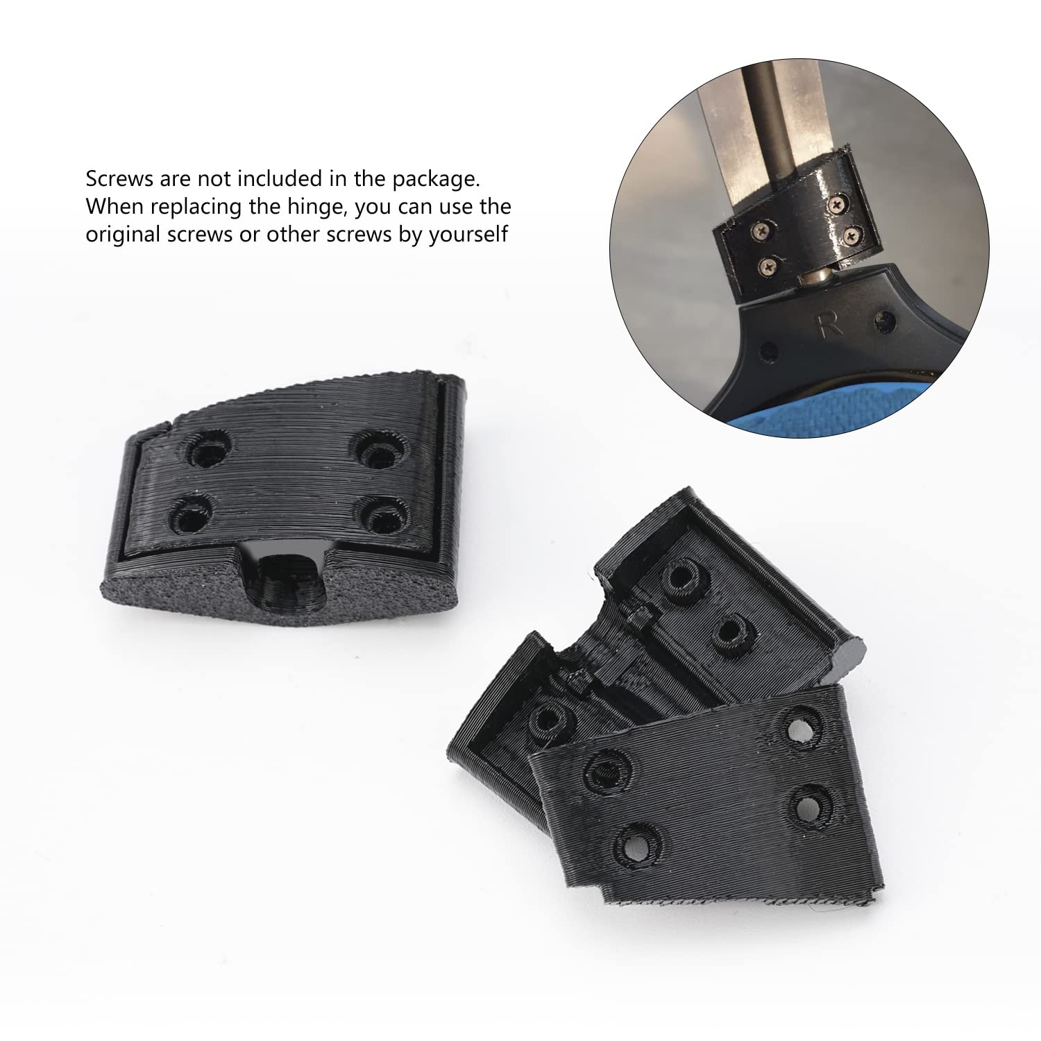 Luaatt Headset Full Hinge Replacement Parts For Logitech G930,G430,G230,G231,1 Pair Repairment For Broken Headphone