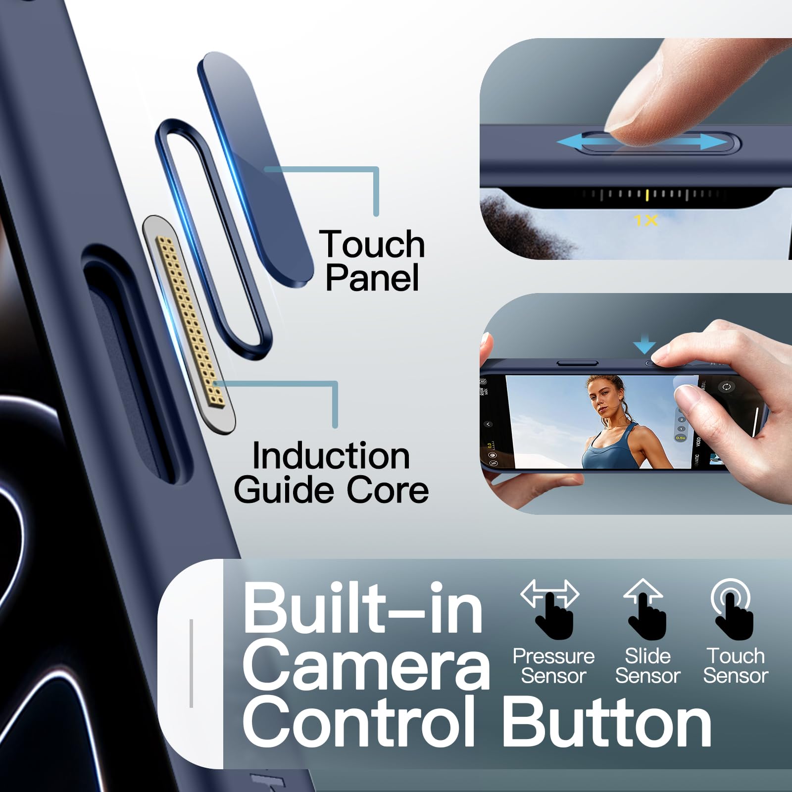 Jetech Magnetic Case For Iphone 17 Pro Max 6.9-Inch Compatible With Magsafe, Shockproof Slim Phone Cover With Built-In Camera Co