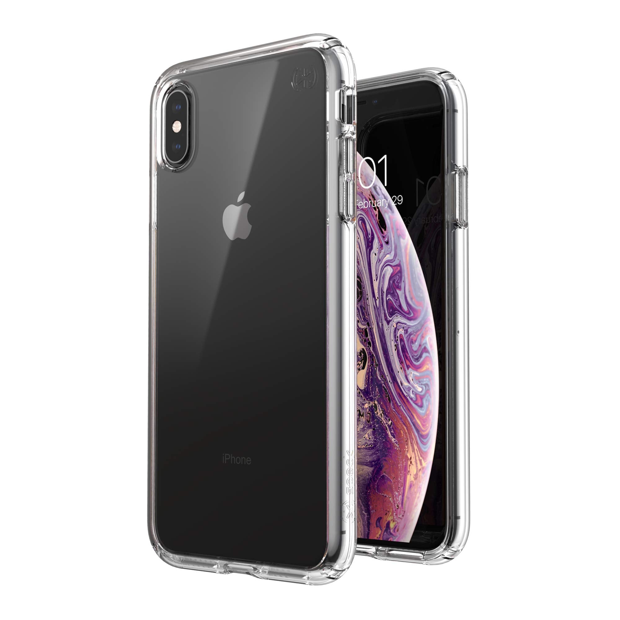 Speck Products Presidio Perfect Clear Iphone Xs Max Case, Clear/Clear