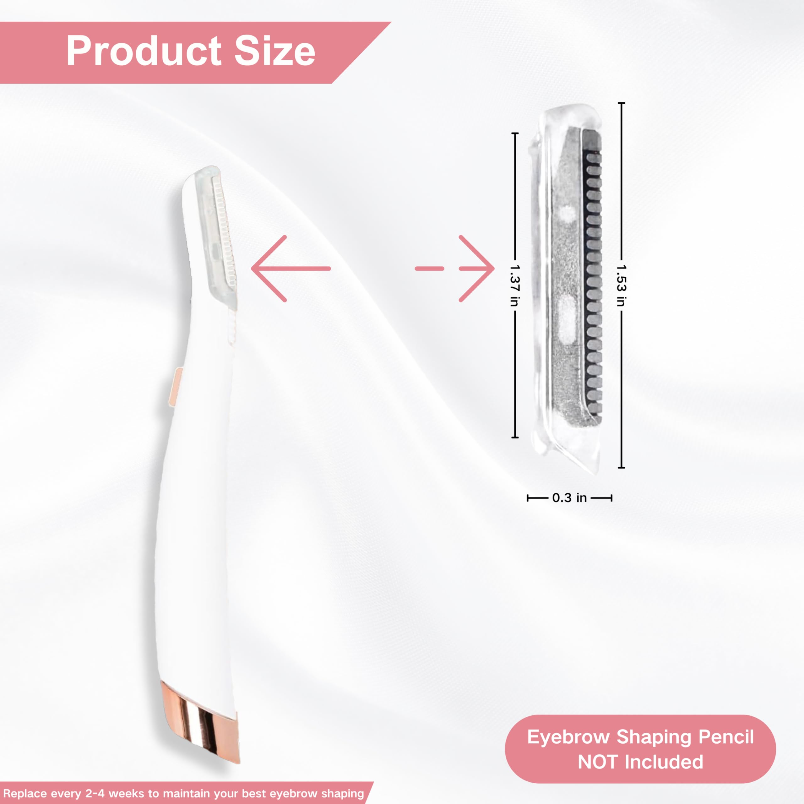 20 Pack Replacement Heads Blades Compatible With Finishing Touch Flawless Dermaplane Glo Lighted Facial Exfoliator, Stainless St