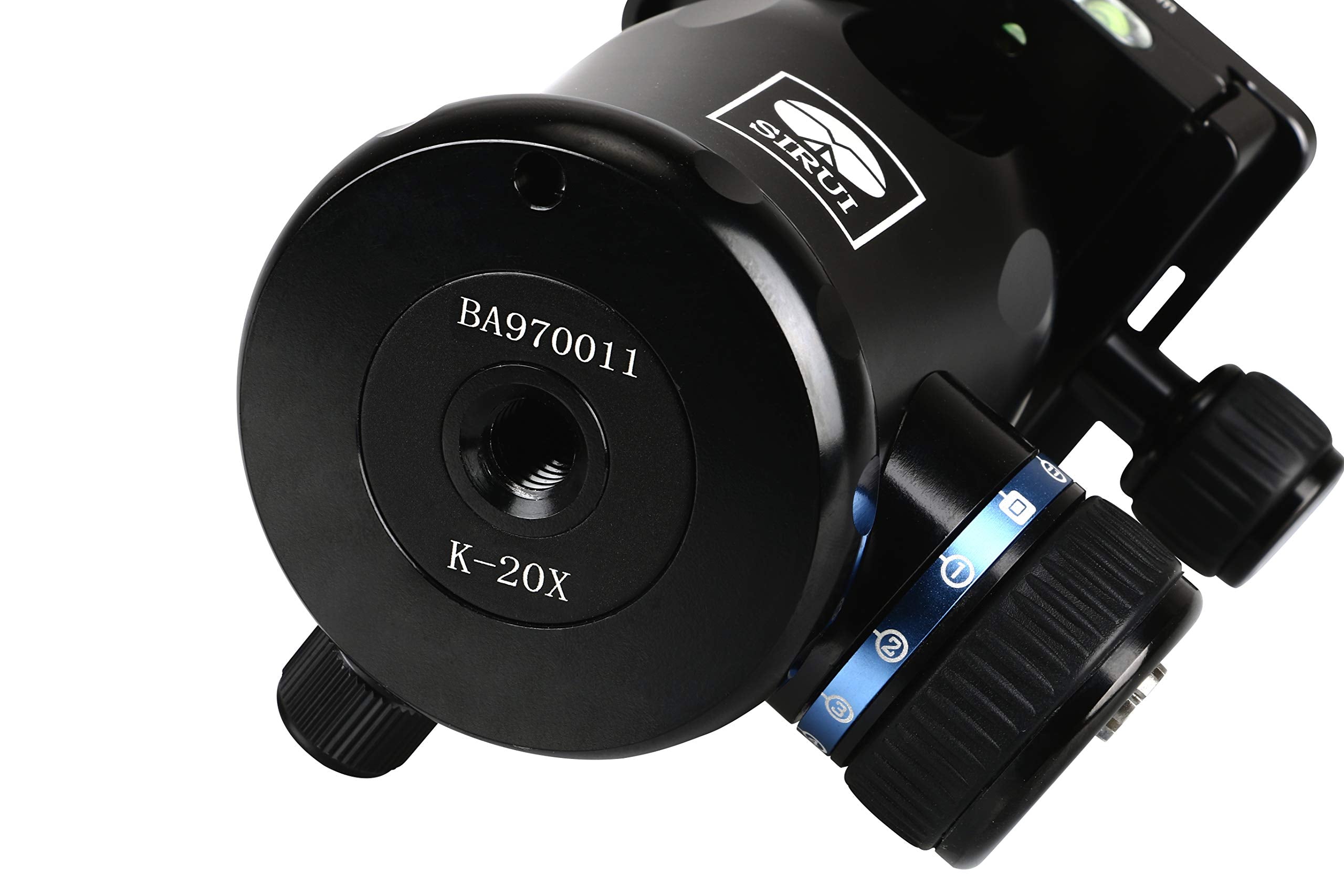 Sirui Kx Series Aluminium Tripod Head Incl. Ty Series Quick Release Plate   Black (K 20X)