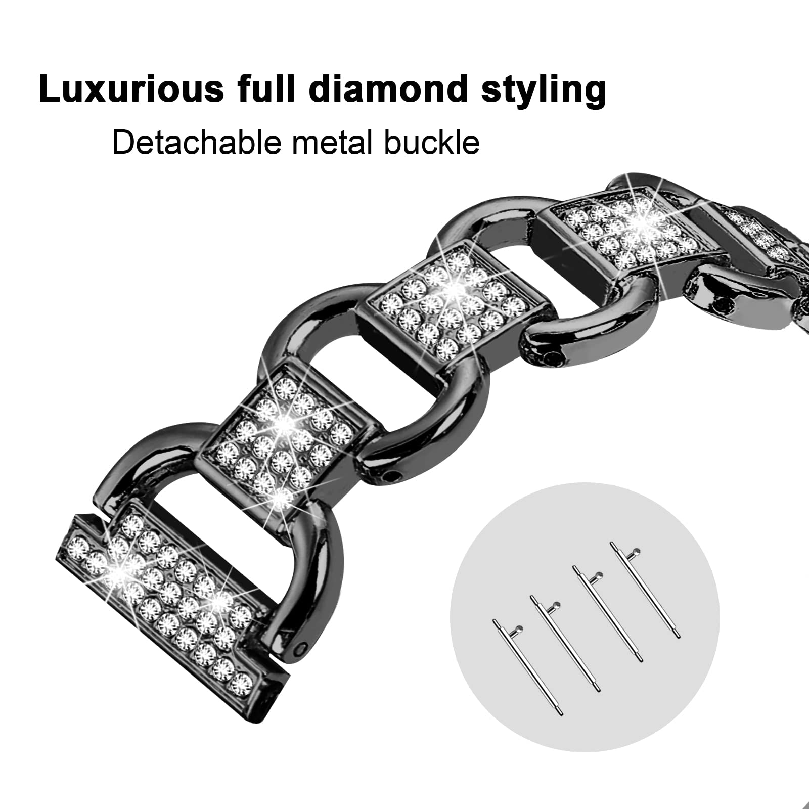 Joyozy Bling Jewelry Bands Compatible With Samsung Galaxy Watch 5 40Mm 44Mm/Galaxy Watch 5 Pro 45Mm/Galaxy Watch 4 40Mm 44Mm/Wat