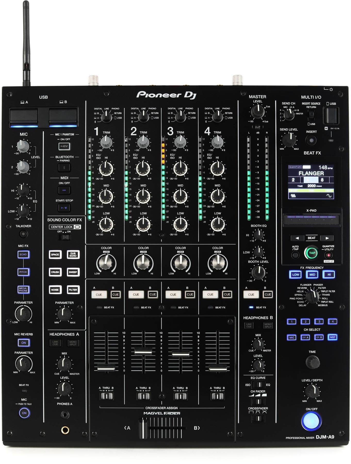 Pioneer Dj Djm A9 4 Channel Dj Mixer