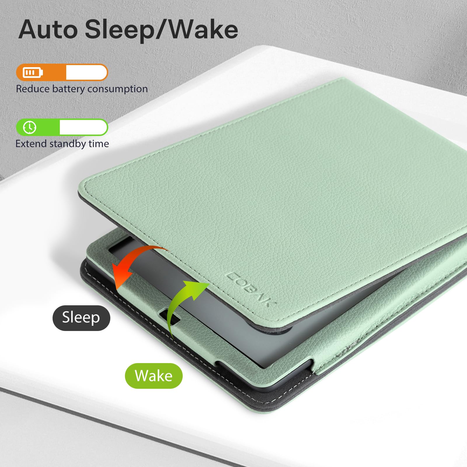 Cobak Case For 6.8'' Kindle Paperwhite   New Pu Leather Cover With Stand, Mutil Angles, Auto Sleep Wake For Kindle Paperwhite 11