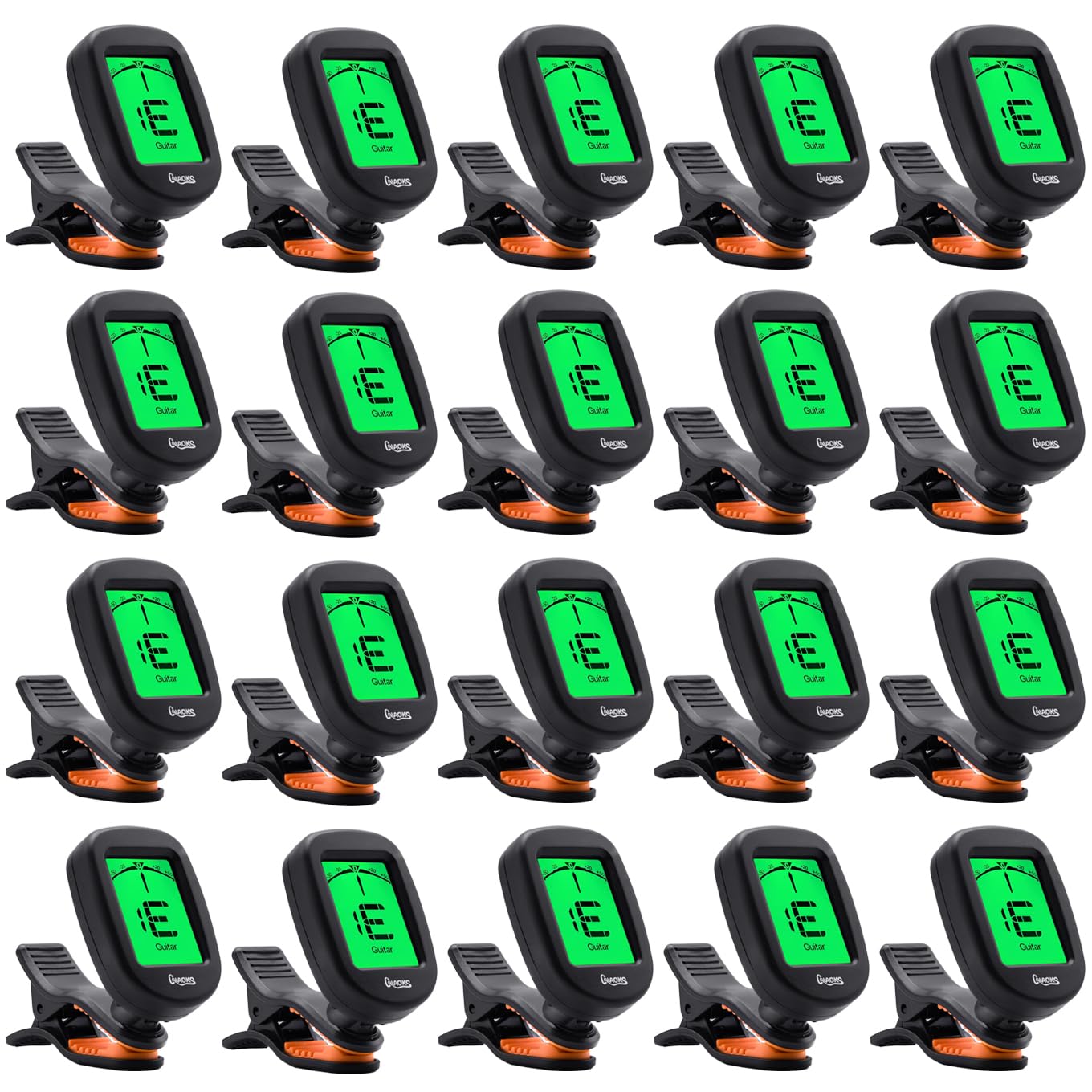 20Pack Guitar Tuner Clip on-Accurate Chromatic,Acoustic Guitar Bass Violin Ukulele Tuner