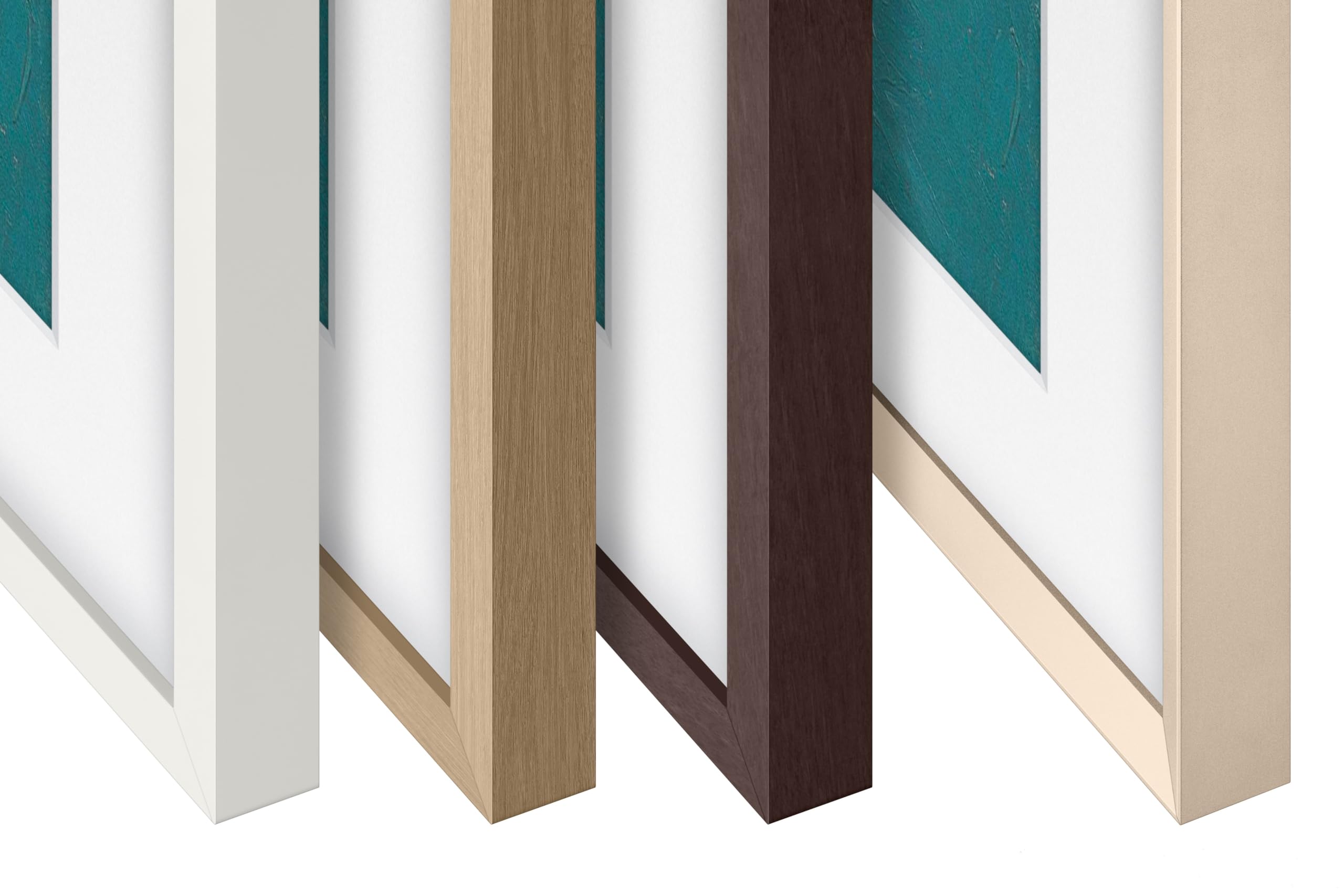 Samsung (2021) Modern White Frame Customizable Bezel, 55-Inch