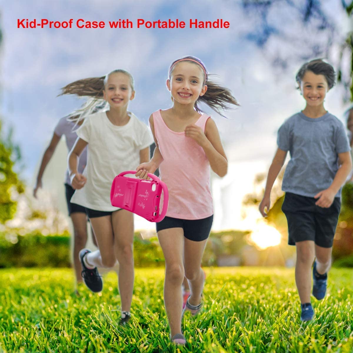 Kids Tablet 7Inch Toddler Tablet 32Gb Google Play Android Tablet For Kids App Preinstalled Learning Education Tablet Wifi Camera