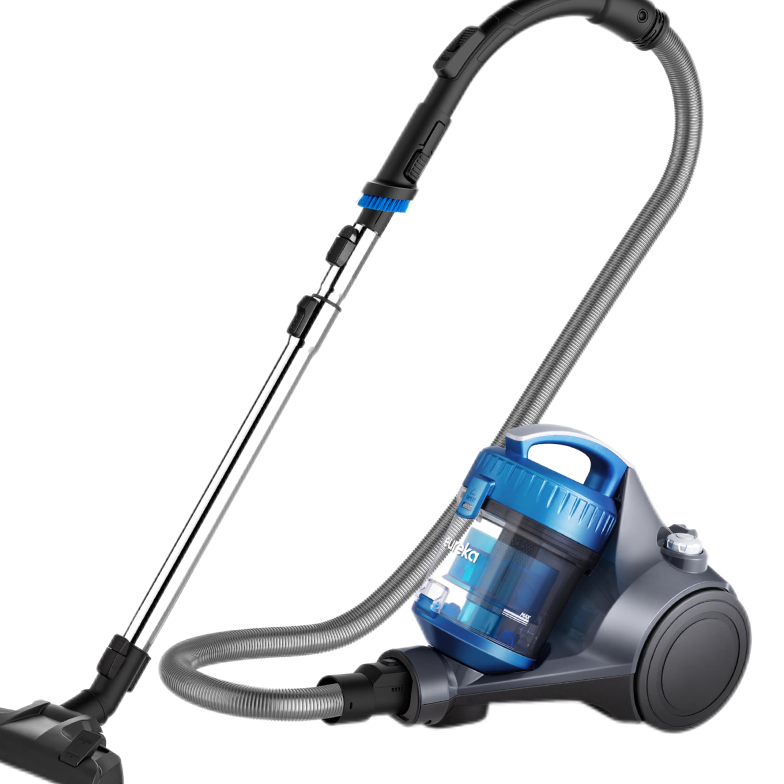 Eureka Whirlwind Bagless Canister 2.5L Vacuum Cleaner, Lightweight Vac For Carpets And Hard Floors, Nen110A, Blue