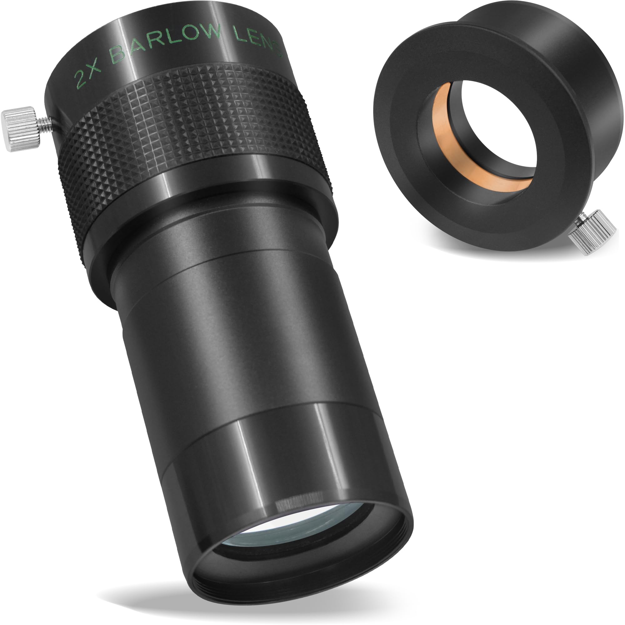 Alstar 2'' Ed 2X Dual Power Telescope Barlow Lens For Telescopes