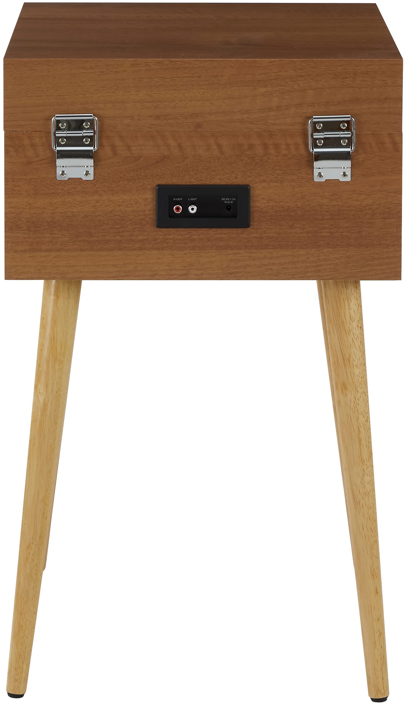 Crosley Cr6235A-Na Rohe 3-Speed Bluetooth In/Out Vinyl Record Player Turntable With Built-In Speakers And Detachable Legs, Natur