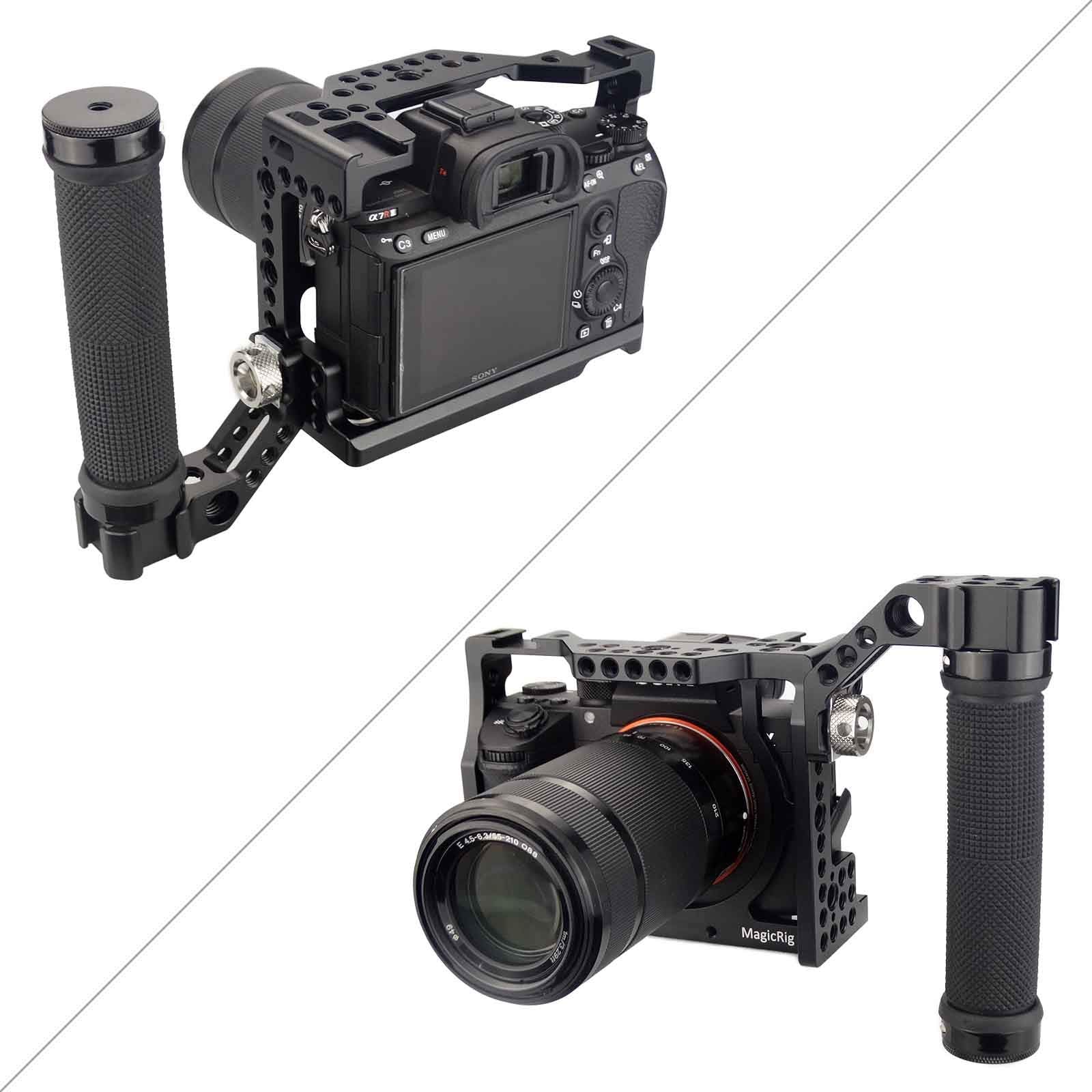 Magicrig A7Riii /A7Iii /A7M3 Full Cage Only For Sony A7Riii / A7R3 / A7Iii / A7M3(A7R Mark Iii/Ilce-7Rm3),With 5 Cold Shoe Mount