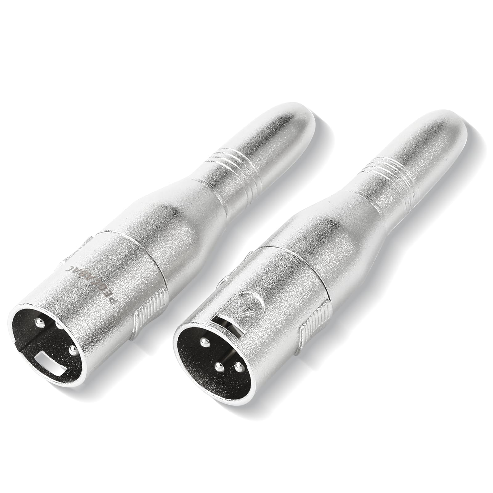 Pegcabac Xlr 3 Pin Male To 1/4'' 6.35Mm Female Jack Socket Audio Adapter, Professional Grade Conversion Adapters, Audio Cable Mi