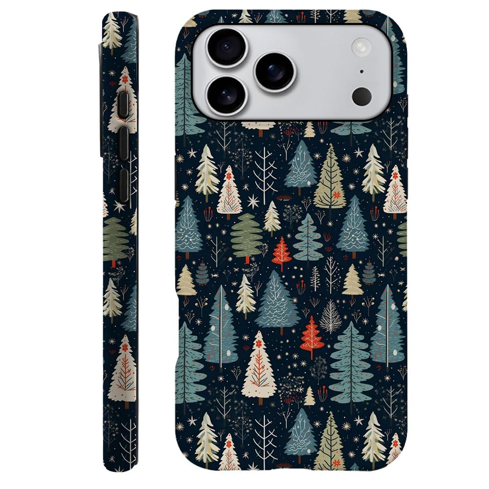 Compatible with iPhone 17 Pro Max,Durable & Shockproof Phone Case Cover Design - Christmas Tree Aesthetic