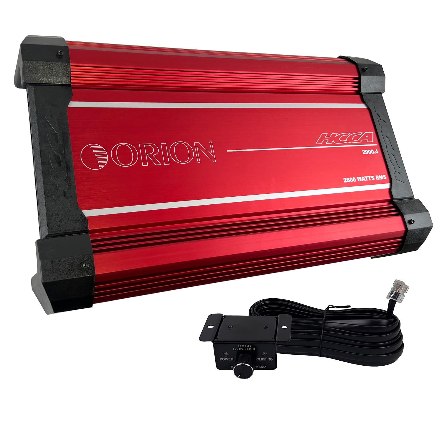 Orion HCCA Series HCCA2000.4 High Performance 2000W RMS 4-Channel Class A/B Amplifier - 1 Ohm Stable, Low/High Pass Crossover, B