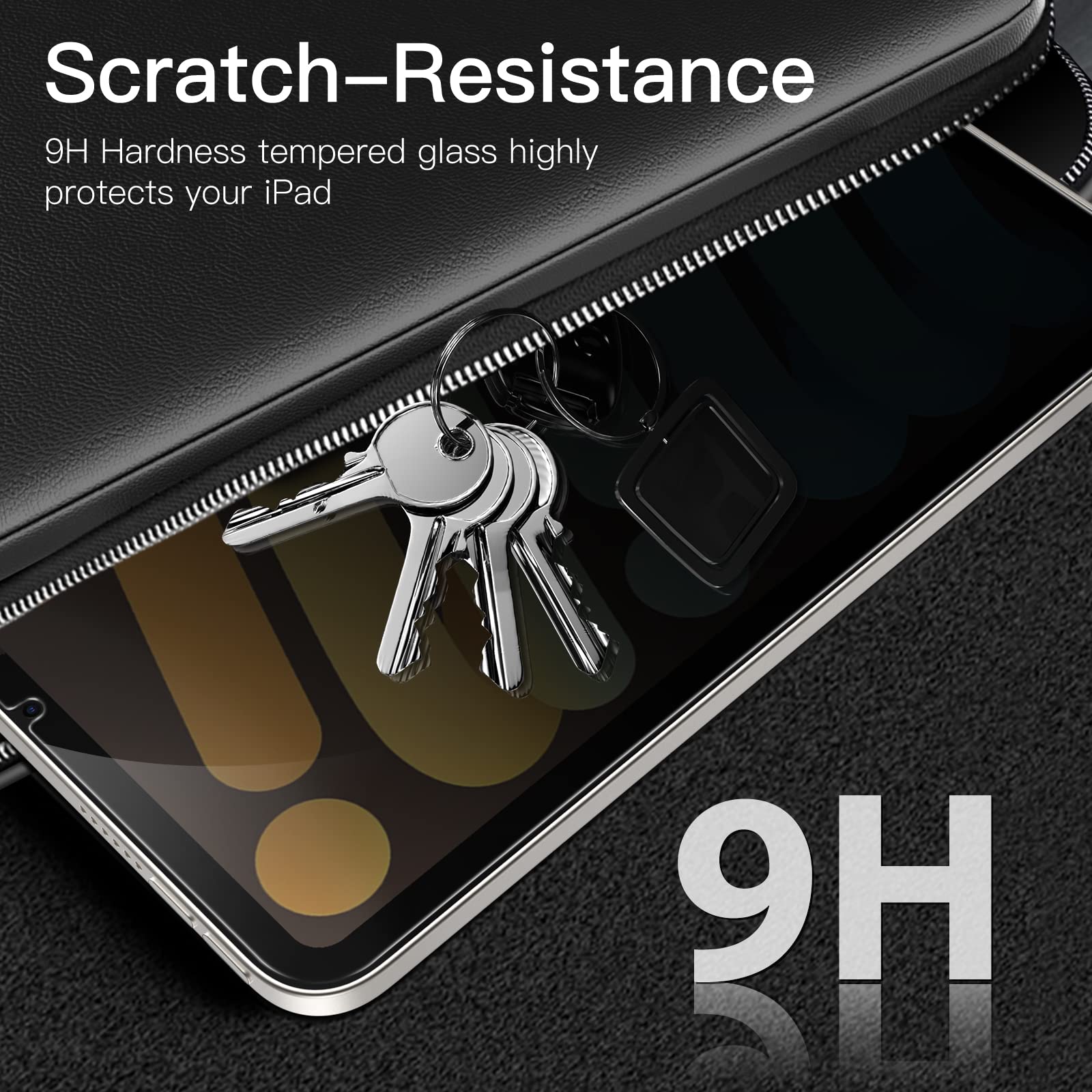 Jetech Privacy Screen Protector For Ipad Mini 6 (8.3 Inch, 2021 Model, 6Th Generation), Anti Spy Tempered Glass Film