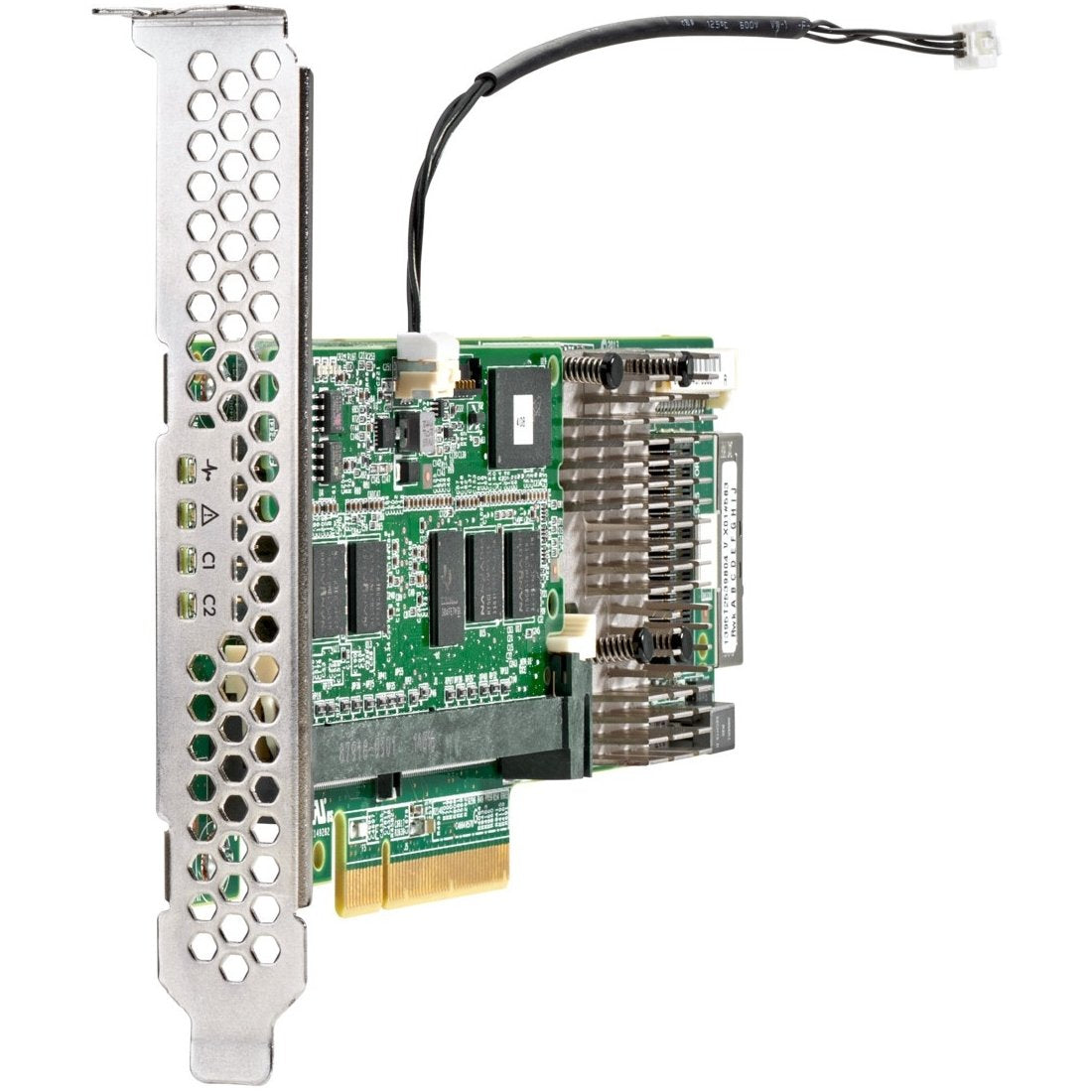 HPE Storage Controller   Plug in Card   Low Profile Components 820834 B21, Green