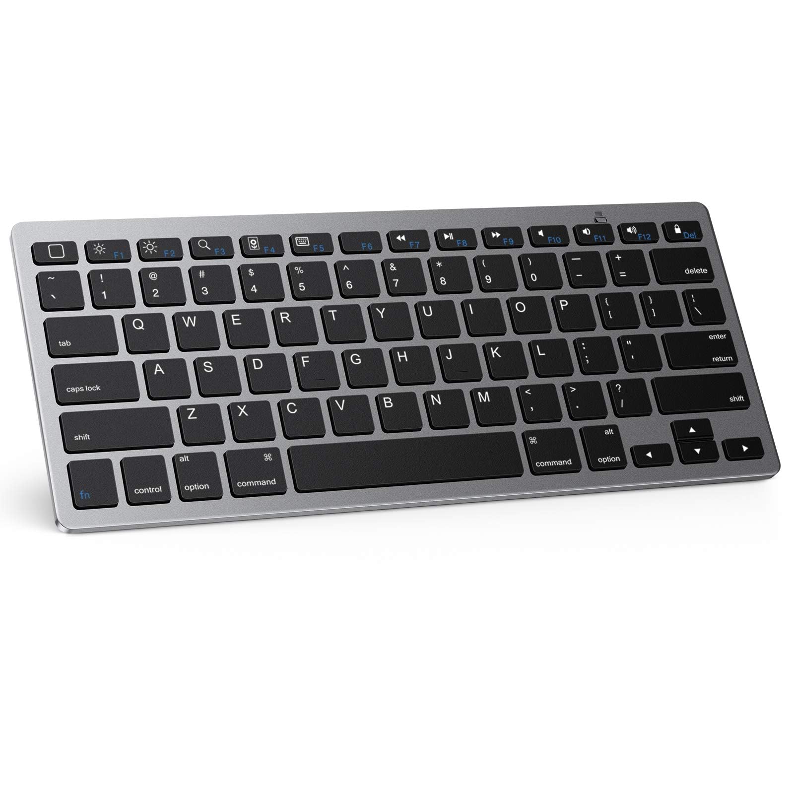 Omoton Bluetooth Keyboard For Ipad 10Th Generation, Ipad 10.2 (9Th/8Th/7Th), Ipad Pro 13/12.9/11 Inch, Ipad Air 13/11 Inch, Ipad Air 5Th/4Th Gen, Ipad Mini And More Bluetooth Enabled Devices, Grey