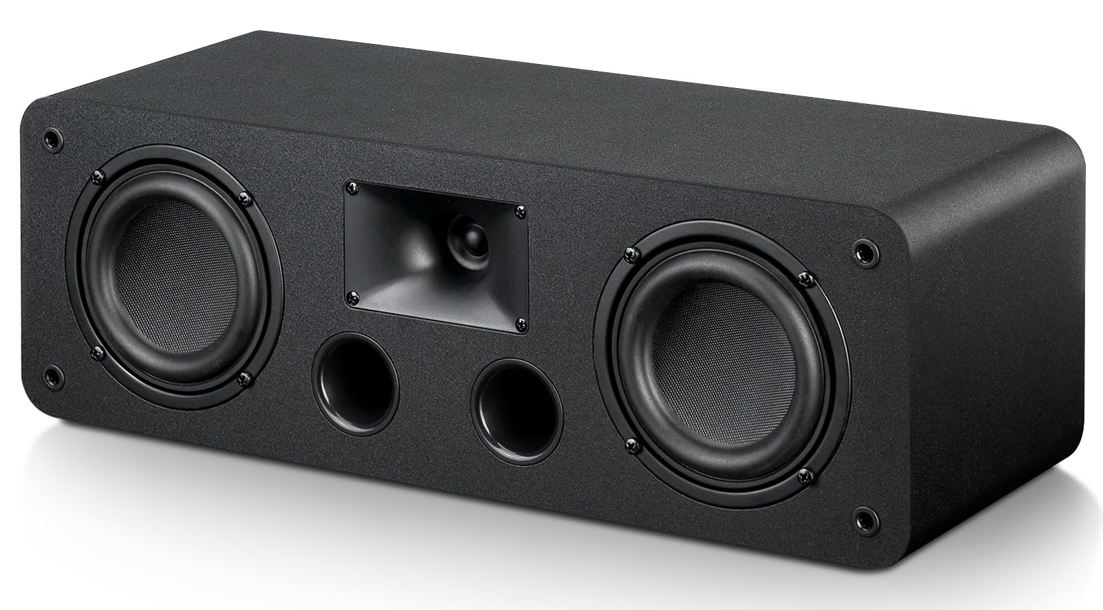 Saiyin Center Channel Speaker Dual 4inch Woofers and Silk Tweeter