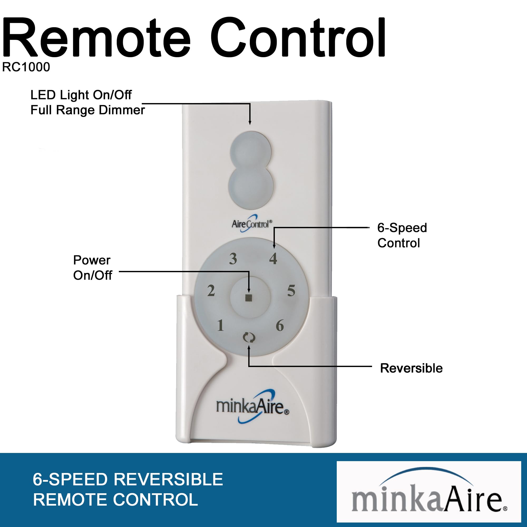 Minka-Aire Rc1000 Remote Control, White