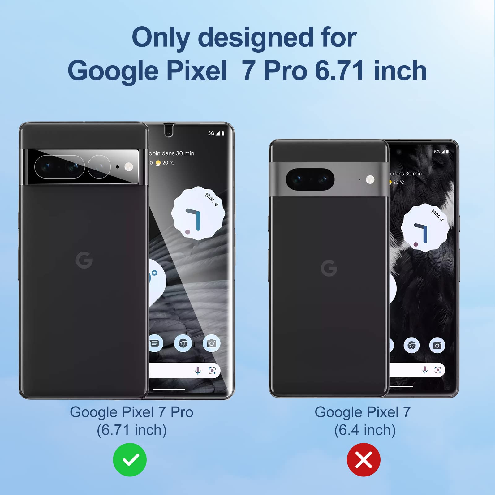 Lk 2 Pack For Google Pixel 7 Pro Screen Protector 6.7 Inch + 2 Pack Lens Protector With Positioning Tool, Self Healing Tpu Film,
