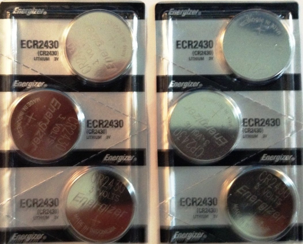 Energizer Watch/Electronic Battery, 3.0 Volts, 2430, 6 Count Pack