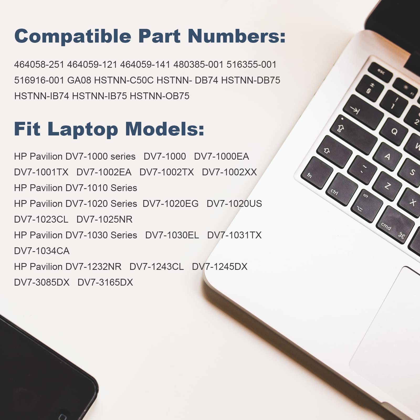 Fancy Buying New 8Cells Laptop Battery Fits Hp Hdx18 Hdx18T Hp Pavilion Dv7T Dv7Z Dv8 Hstnn Ob75 Hstnn Ob74 Hstnn Ib74 Hstnn Ib7